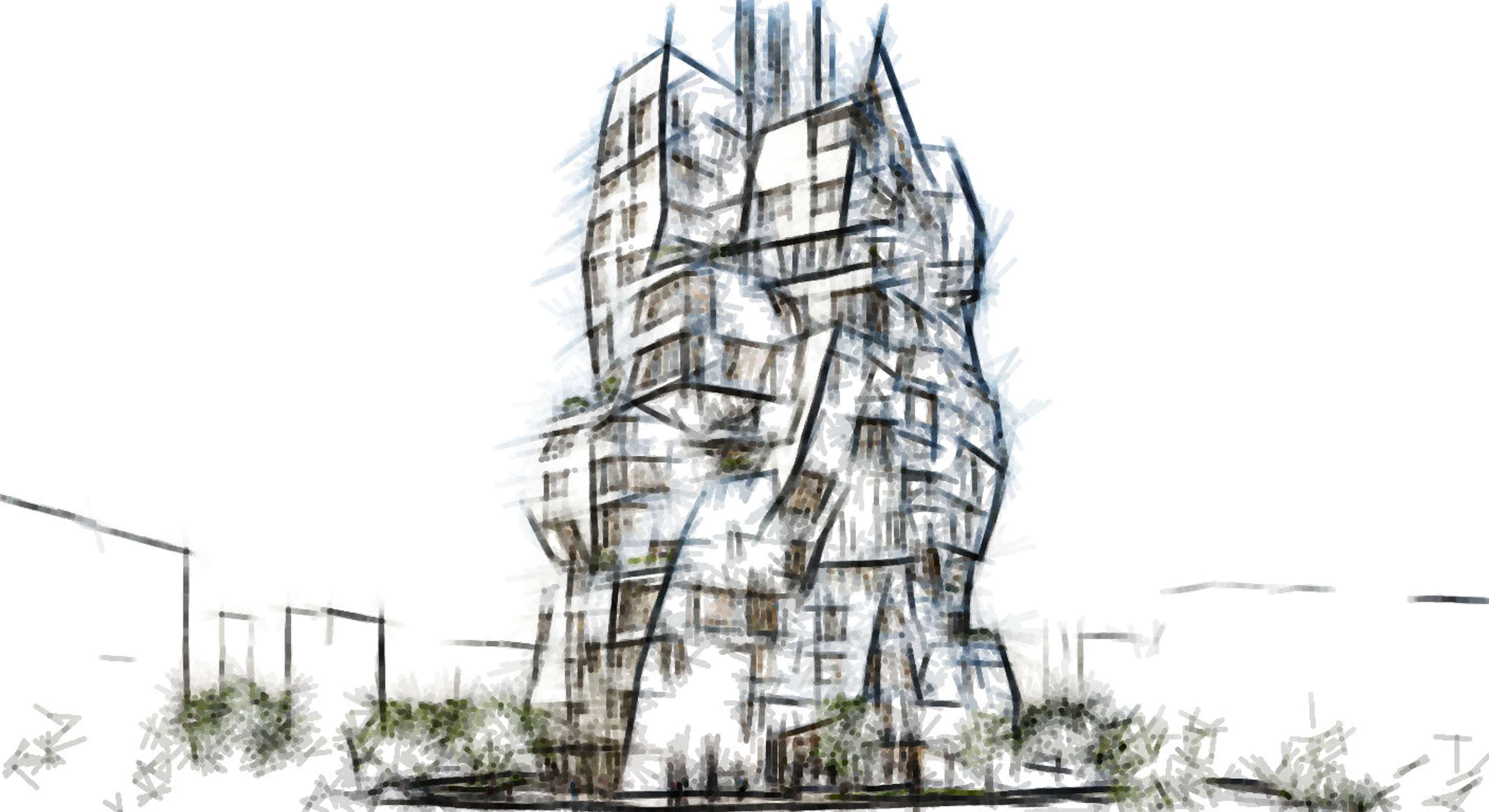 Architectural Sketches and Models - Bozelos by Panagiotis Bozelos
