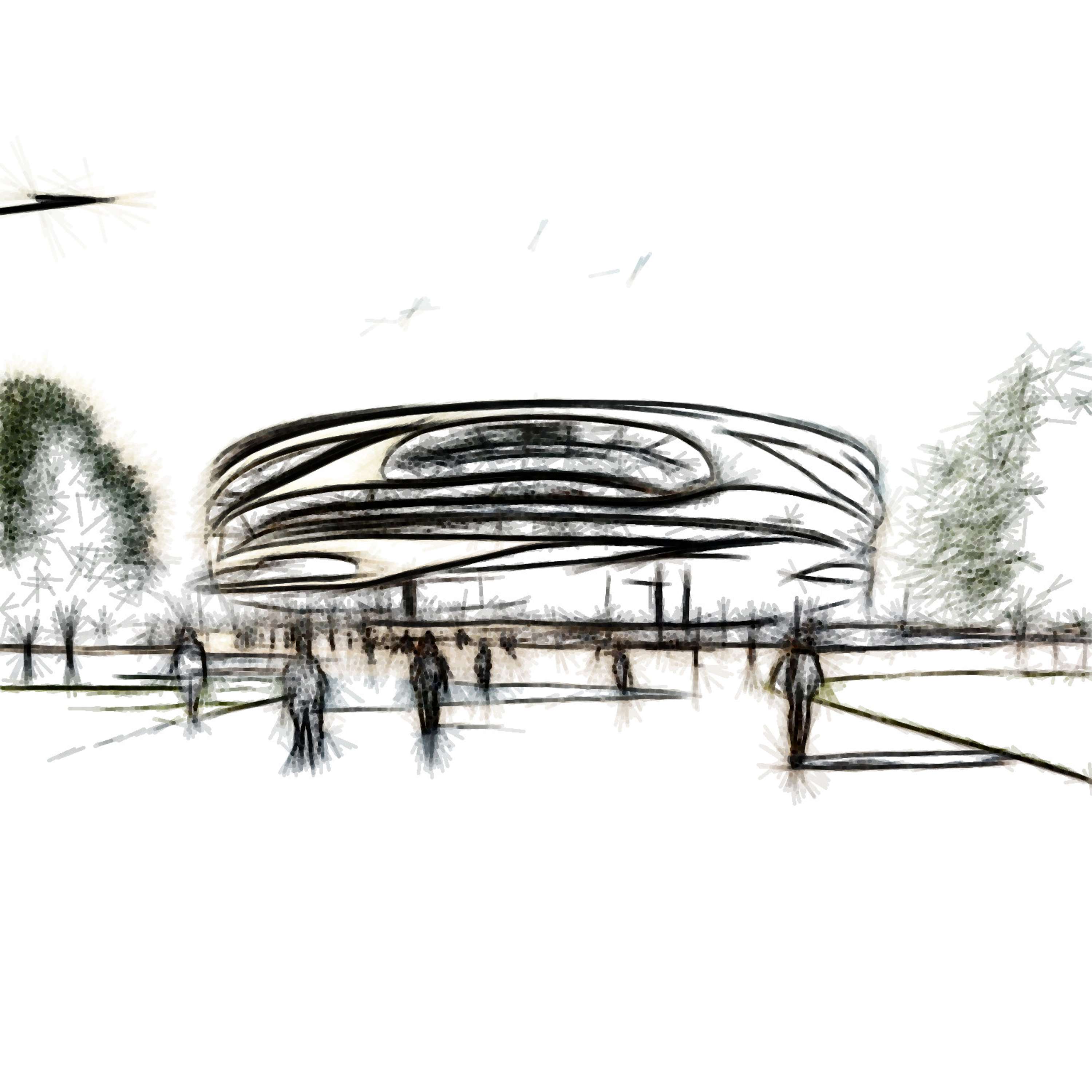 Architectural Sketches and Models - Bozelos by Panagiotis Bozelos