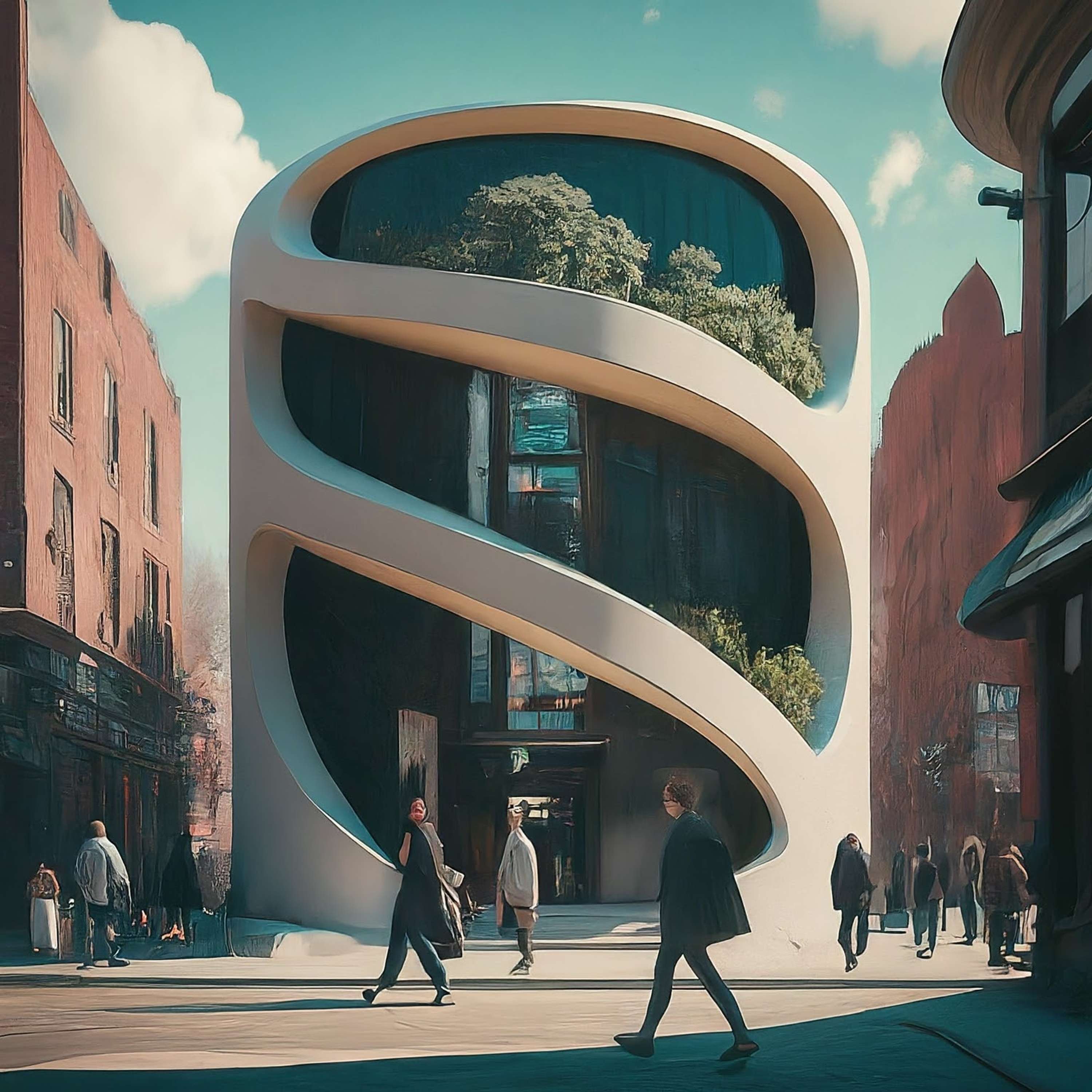 Architectural Sketches and Models - Bozelos by Panagiotis Bozelos