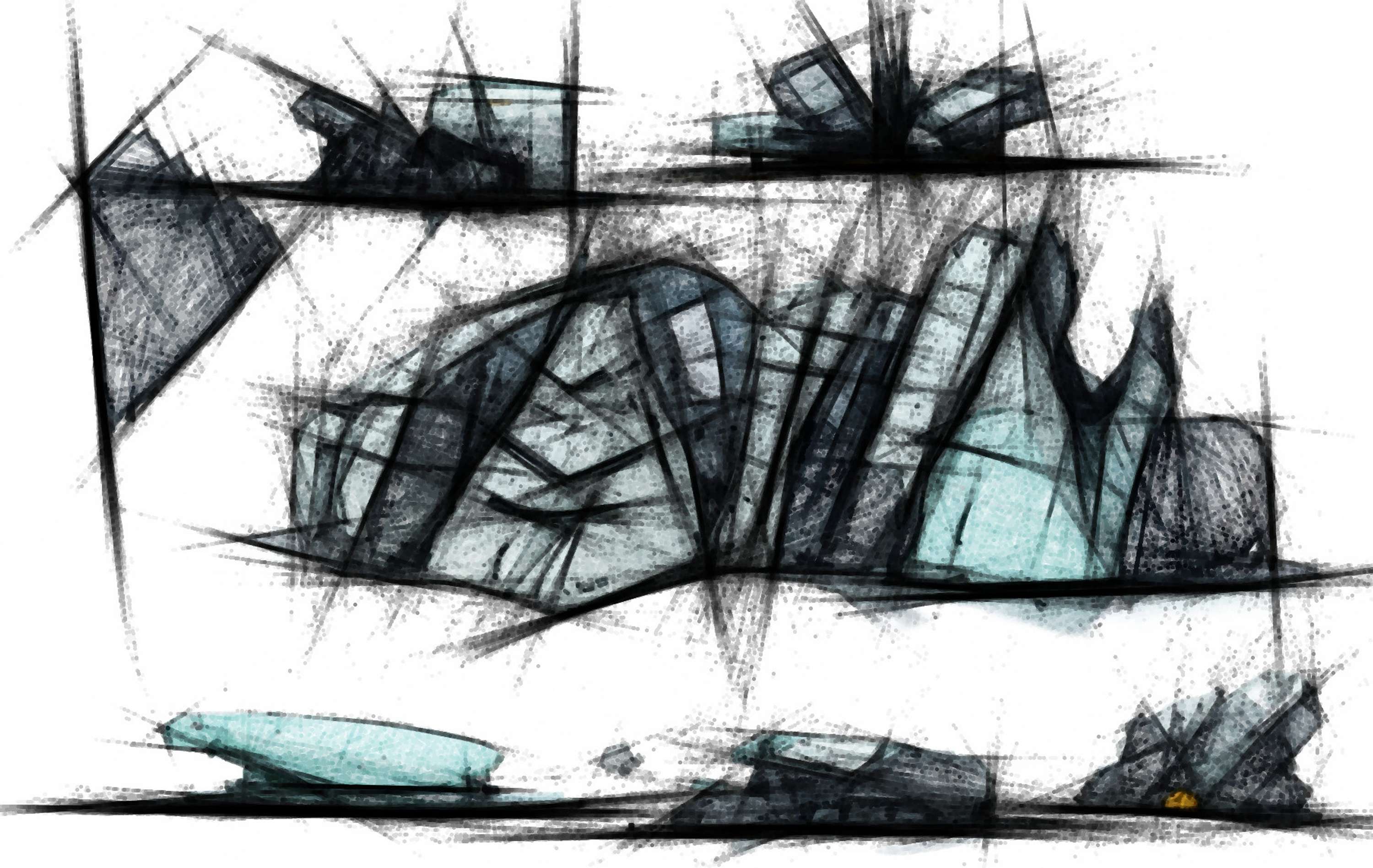 Architectural Sketches and Models - Bozelos by Panagiotis Bozelos