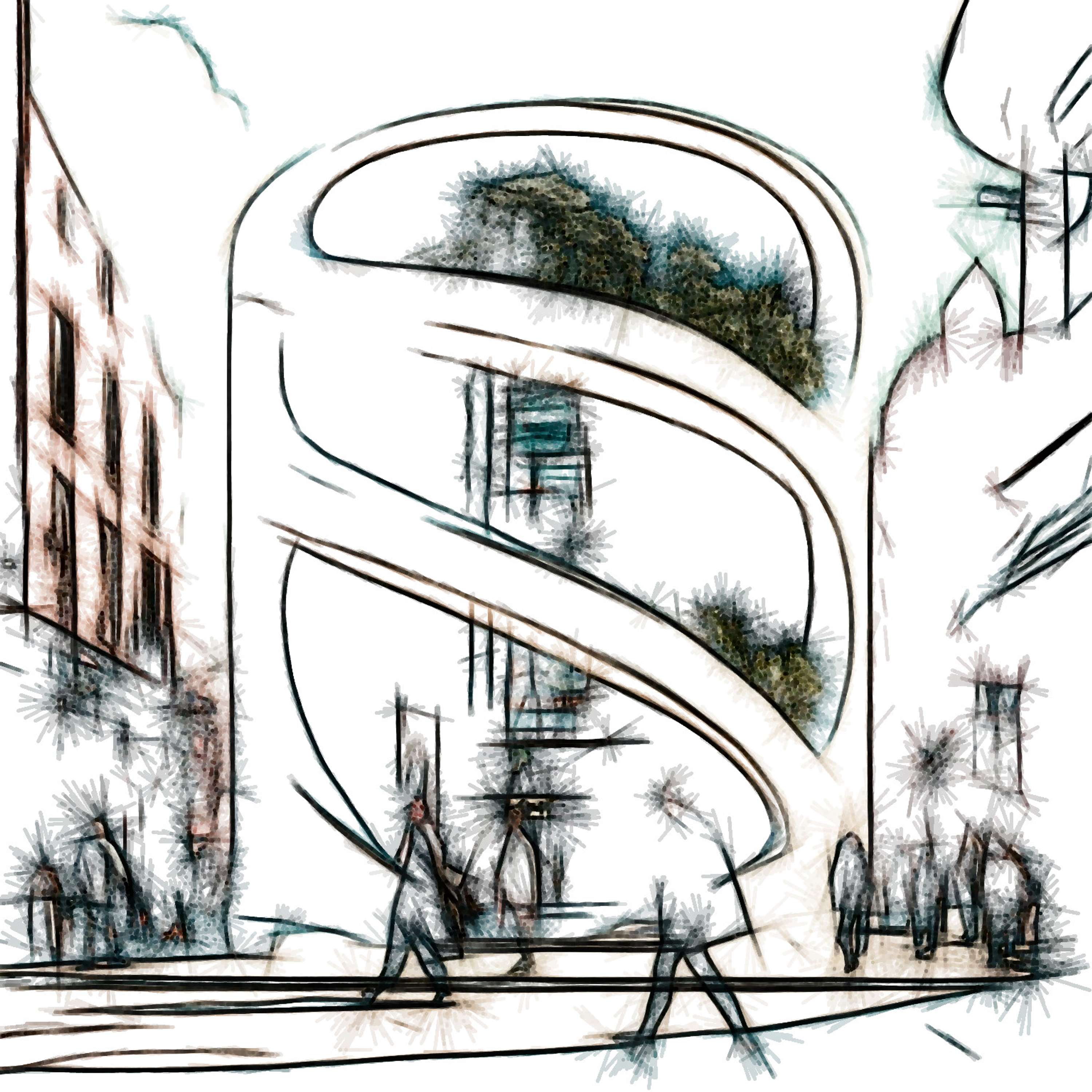 Architectural Sketches and Models - Bozelos by Panagiotis Bozelos