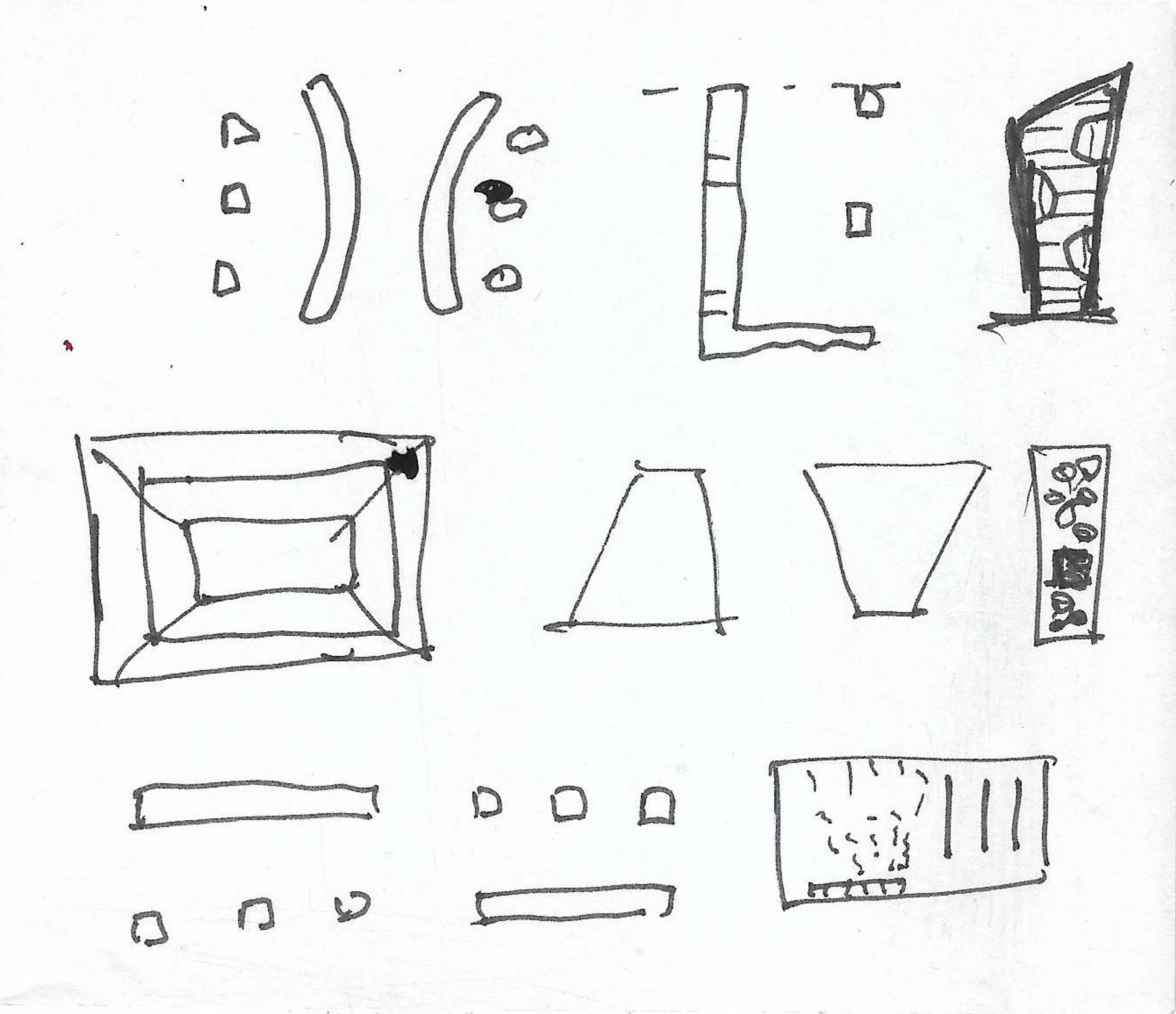Architectural Sketches and Models - Bozelos by Panagiotis Bozelos