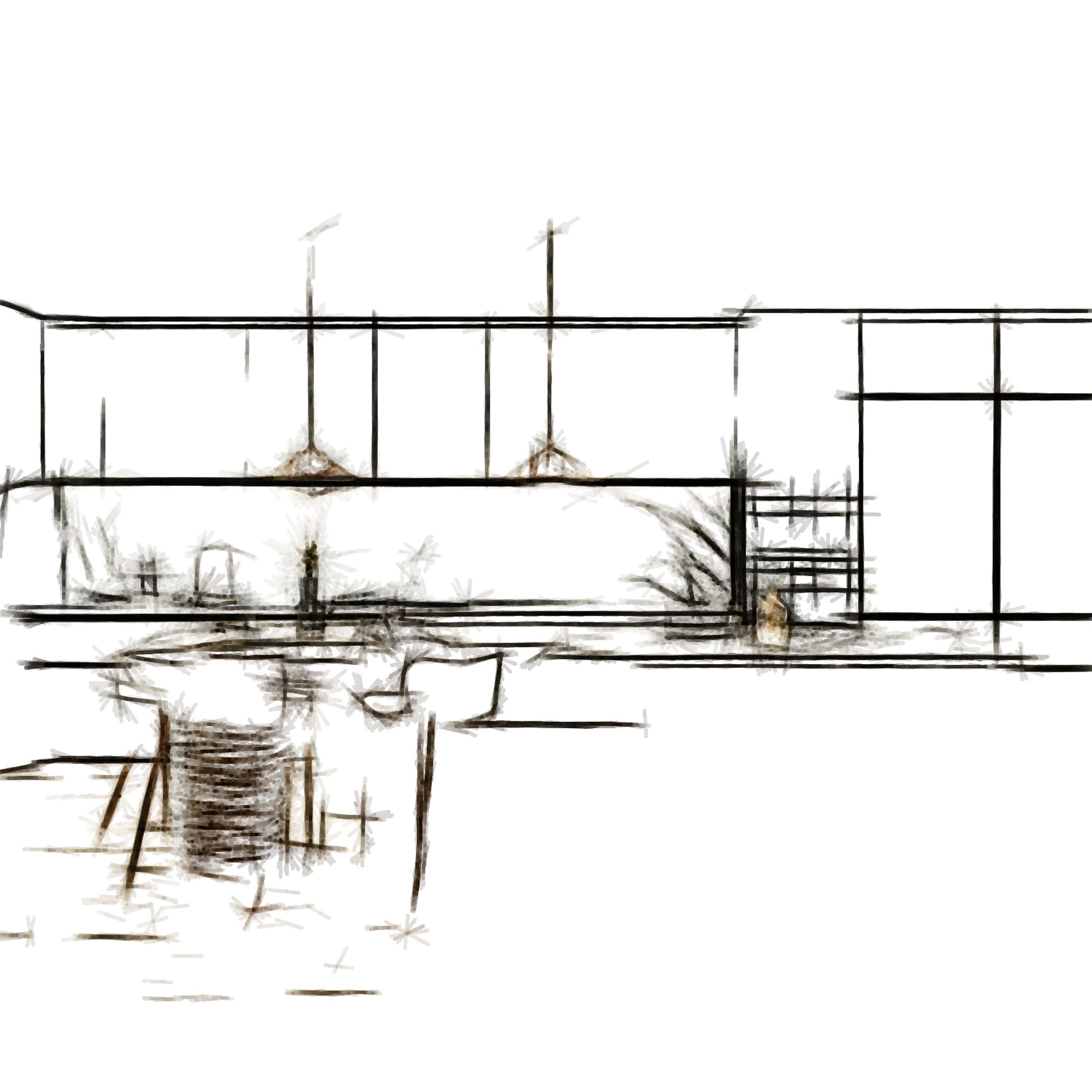 Architectural Sketches and Models - Bozelos by Panagiotis Bozelos