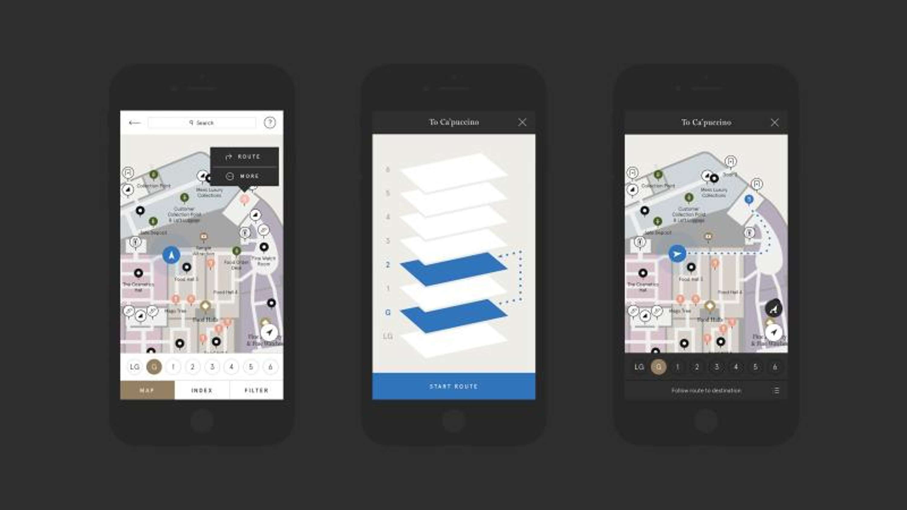 Harrods Store Guide Mobile App by Chris Drury