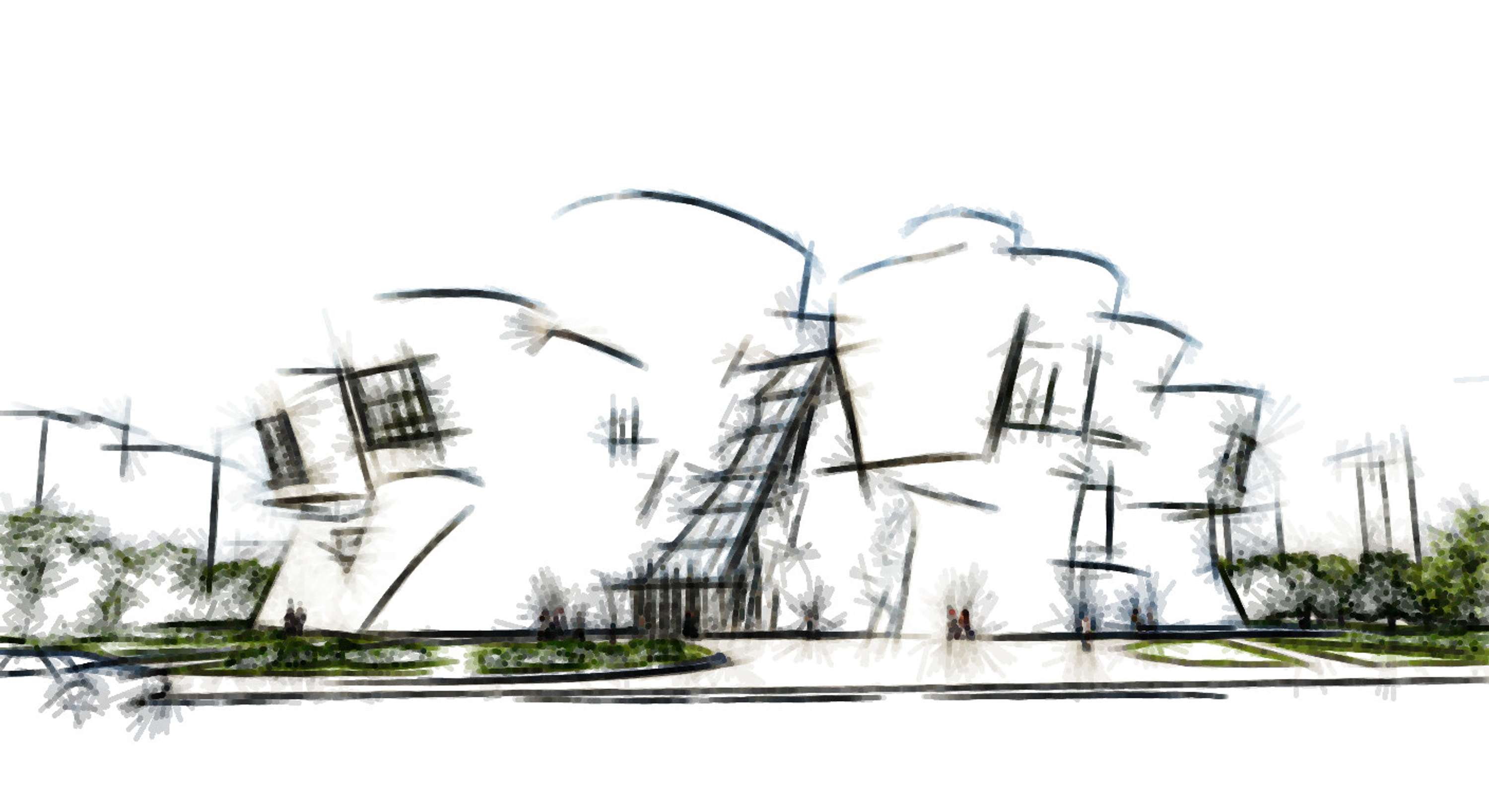 Architectural Sketches and Models - Bozelos by Panagiotis Bozelos