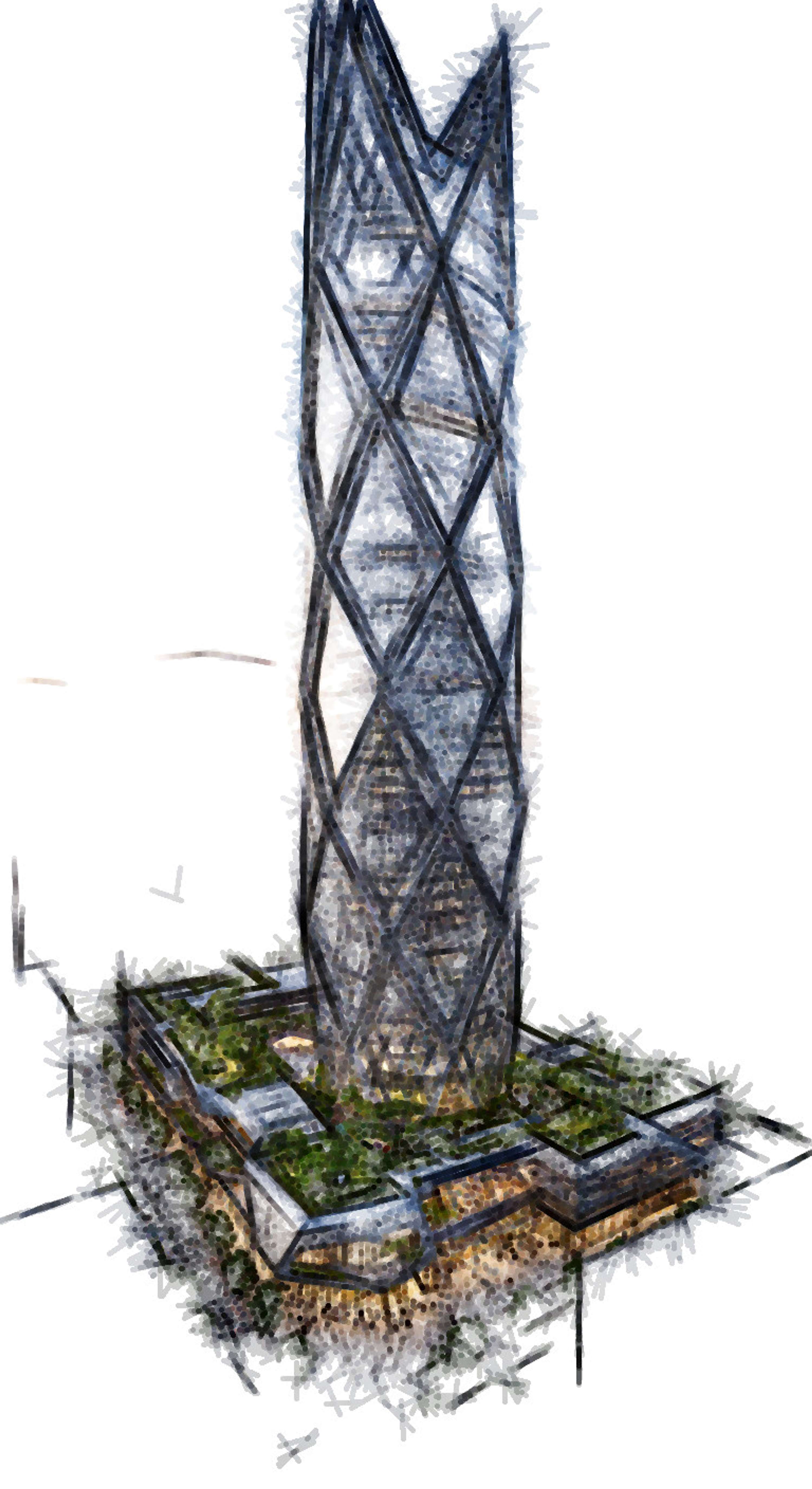 Architectural Sketches and Models - Bozelos by Panagiotis Bozelos