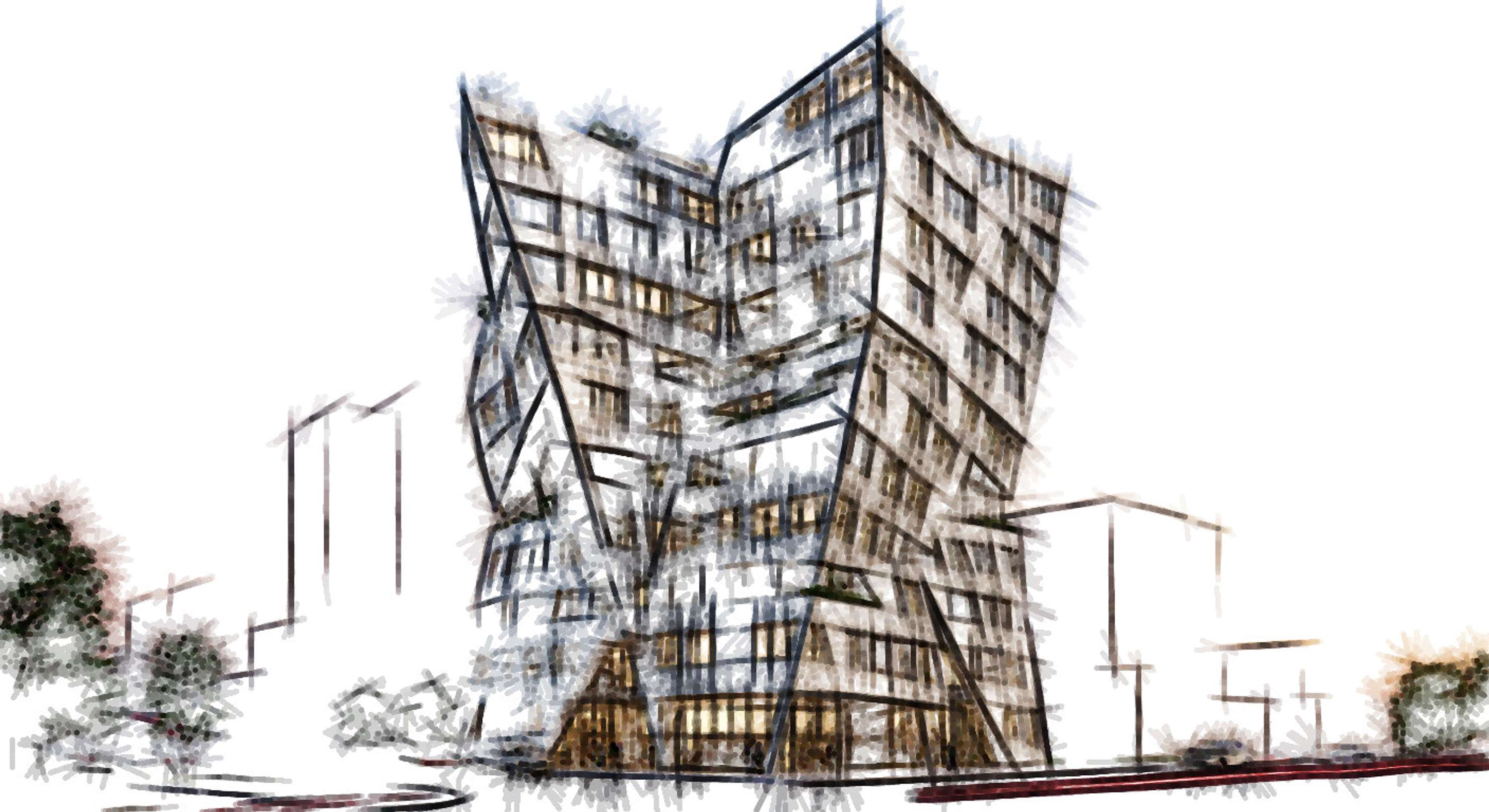 Architectural Sketches and Models - Bozelos by Panagiotis Bozelos