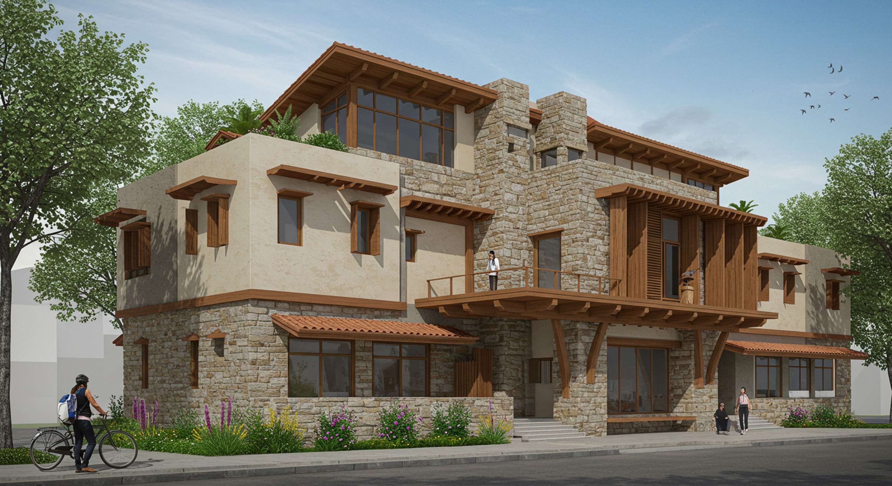Architectural Sketches and Models - Bozelos by Panagiotis Bozelos