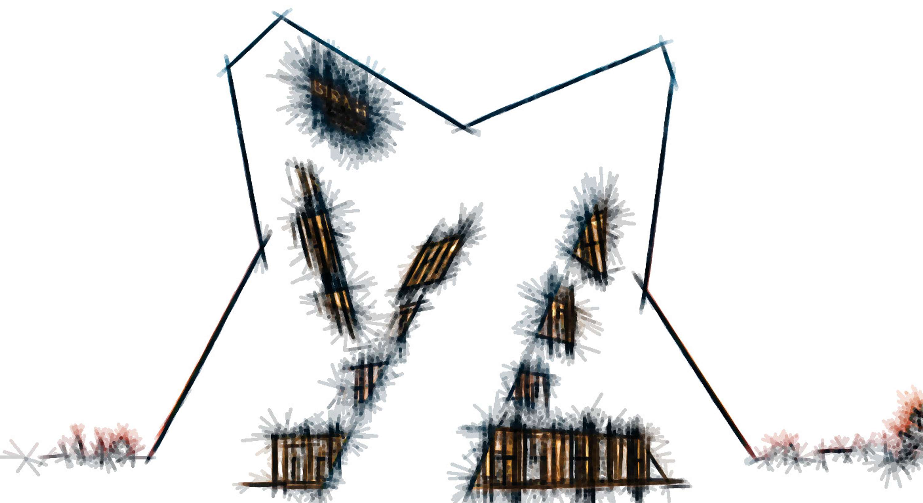 Architectural Sketches and Models - Bozelos by Panagiotis Bozelos