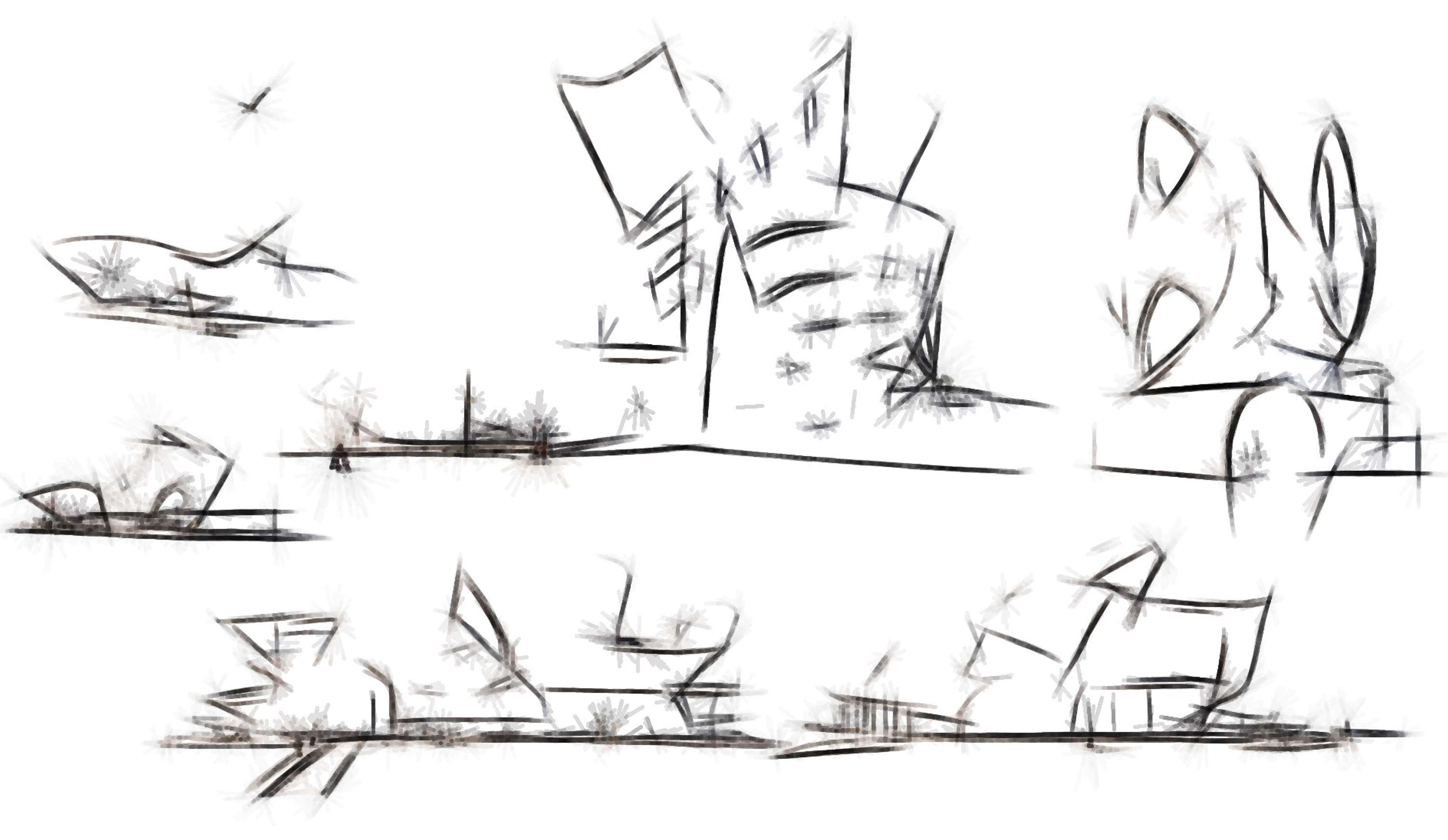 Architectural Sketches and Models - Bozelos by Panagiotis Bozelos
