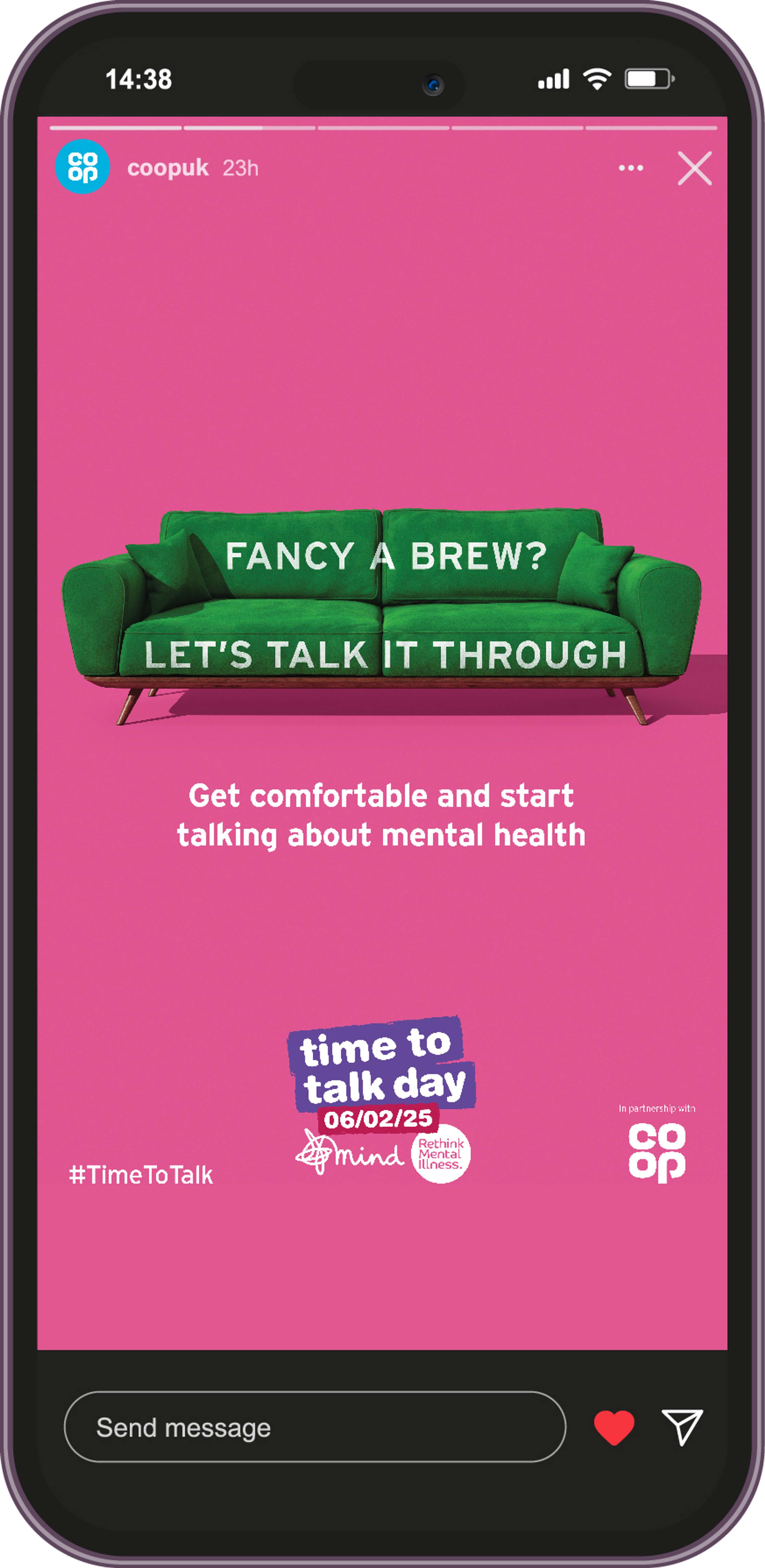 Mind: Time to Talk Day by Gina Mcdowall