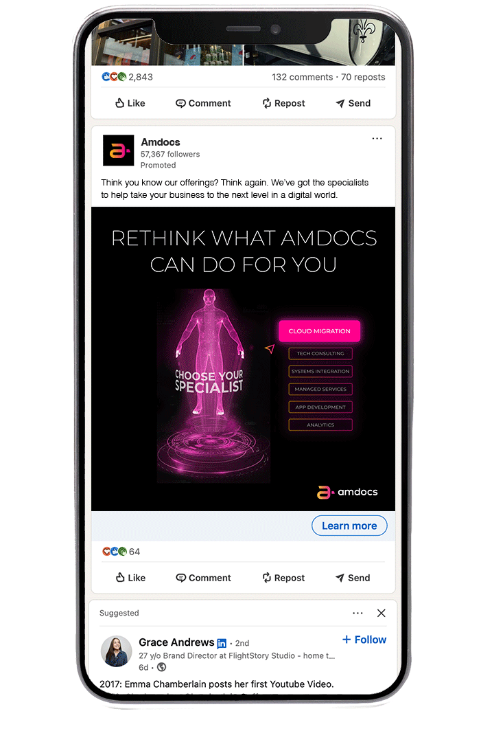 Amdocs: Choose your expert by Gina Mcdowall