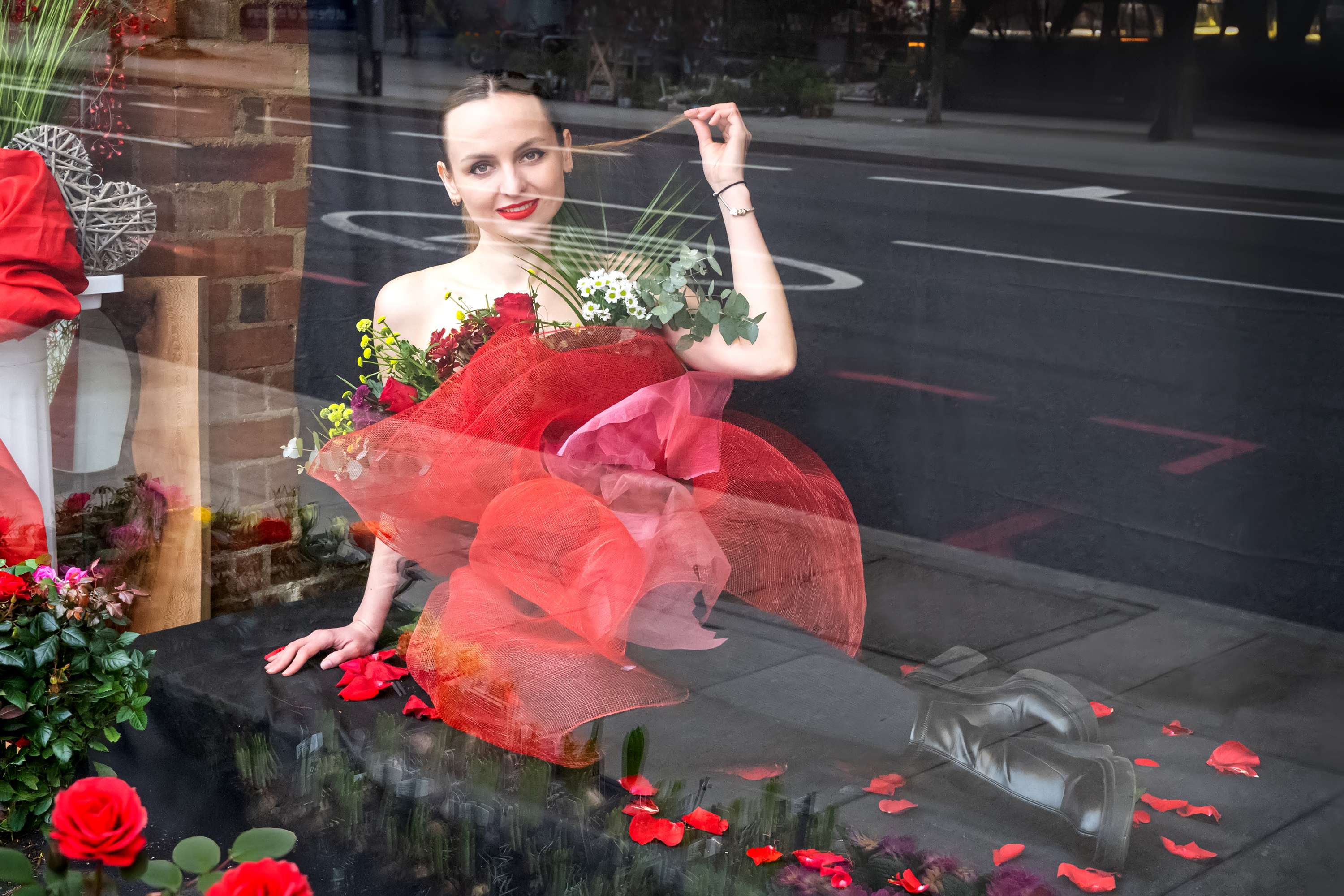 Flowers in the Window by Susannah Fields