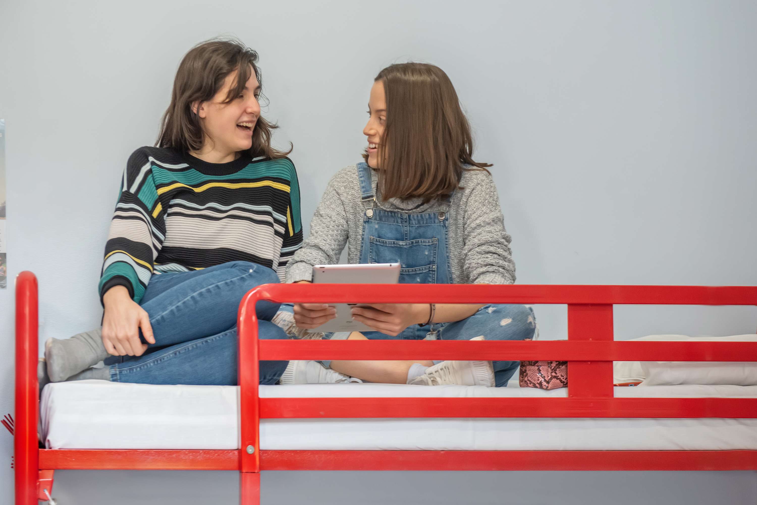 Having fun at Astor Hostels, London. by Susannah Fields