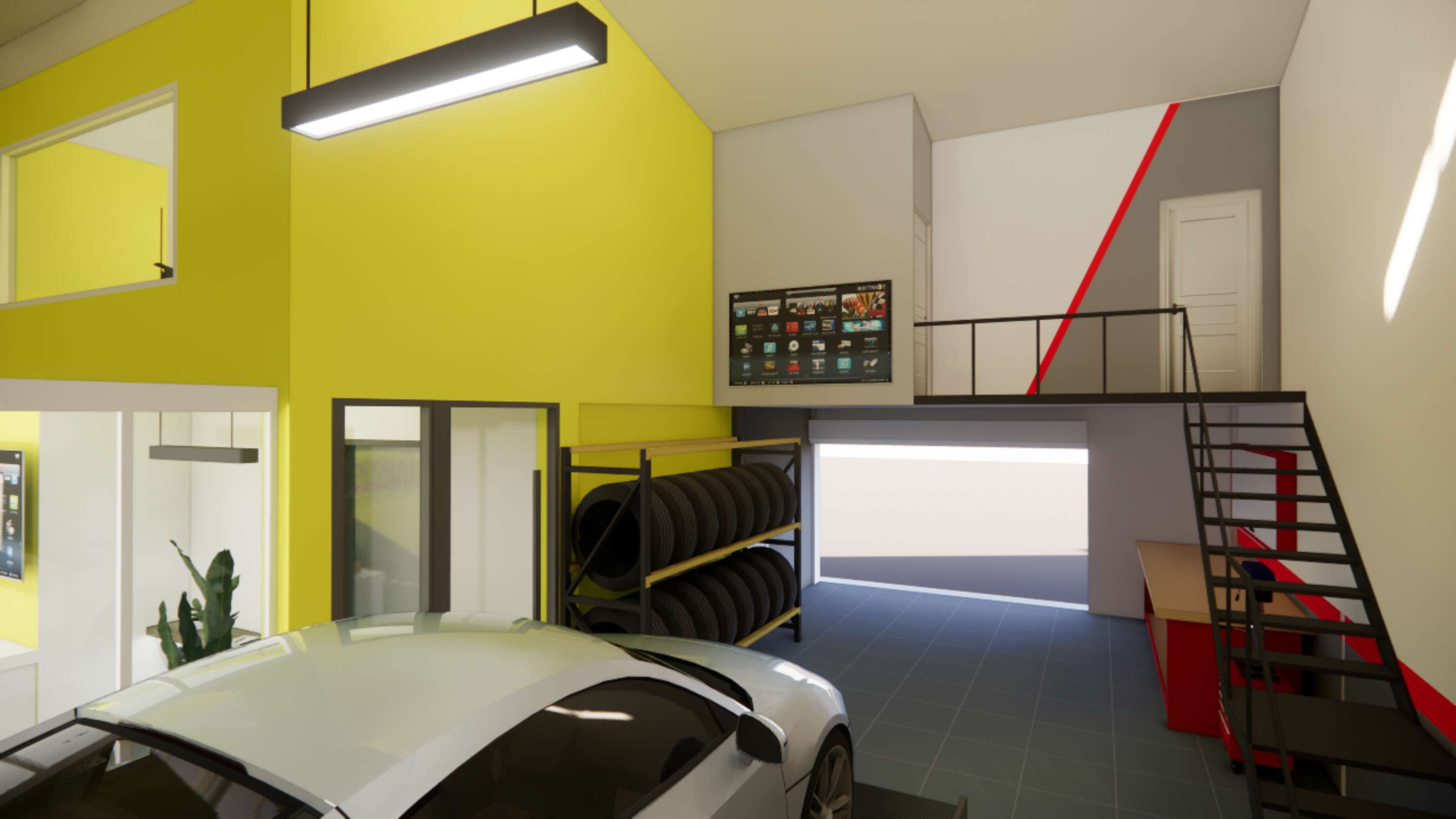 Architecture - TotalEnergies Car workshop by Lutfi Ibrahim