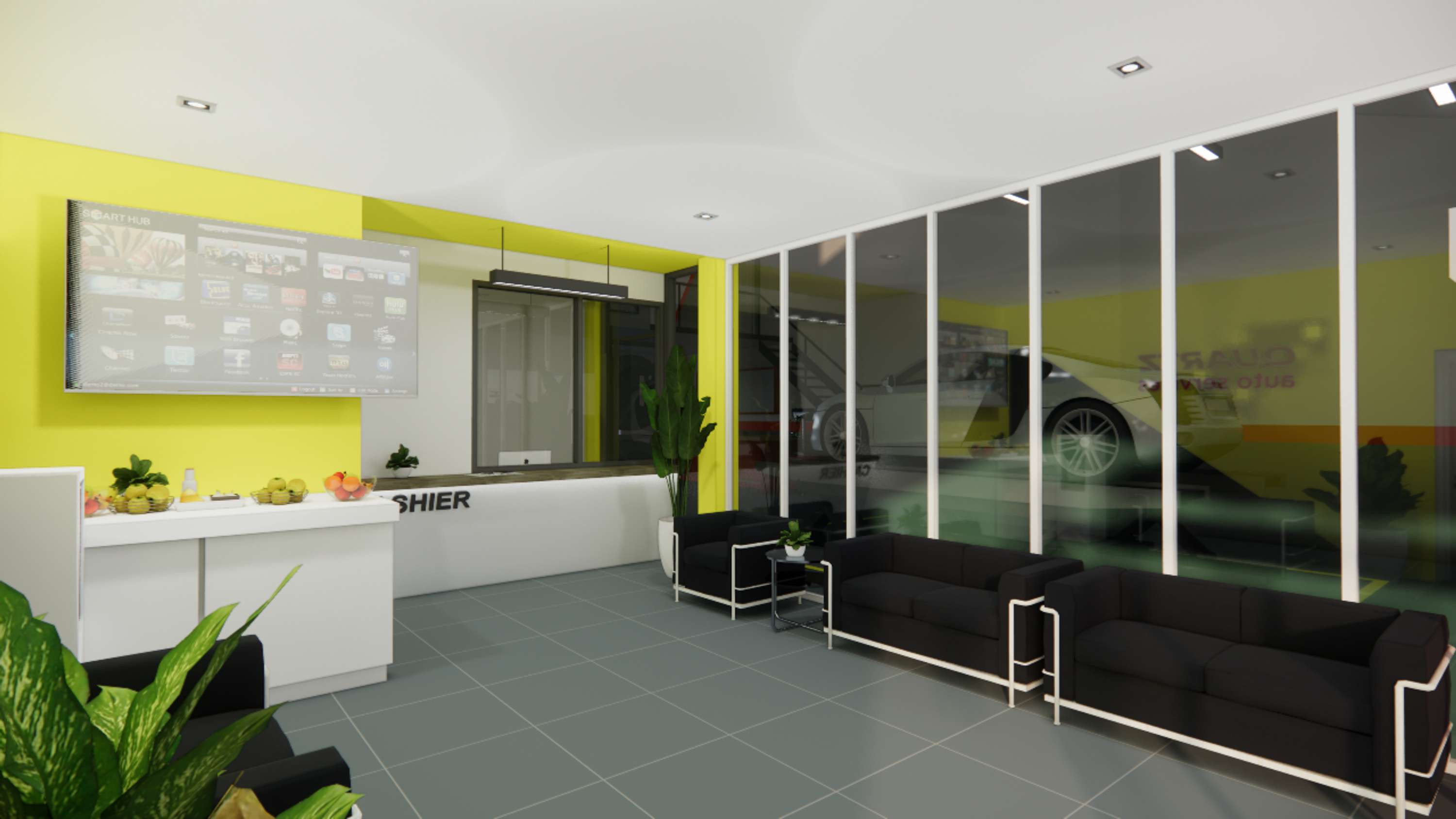 Architecture - TotalEnergies Car workshop by Lutfi Ibrahim