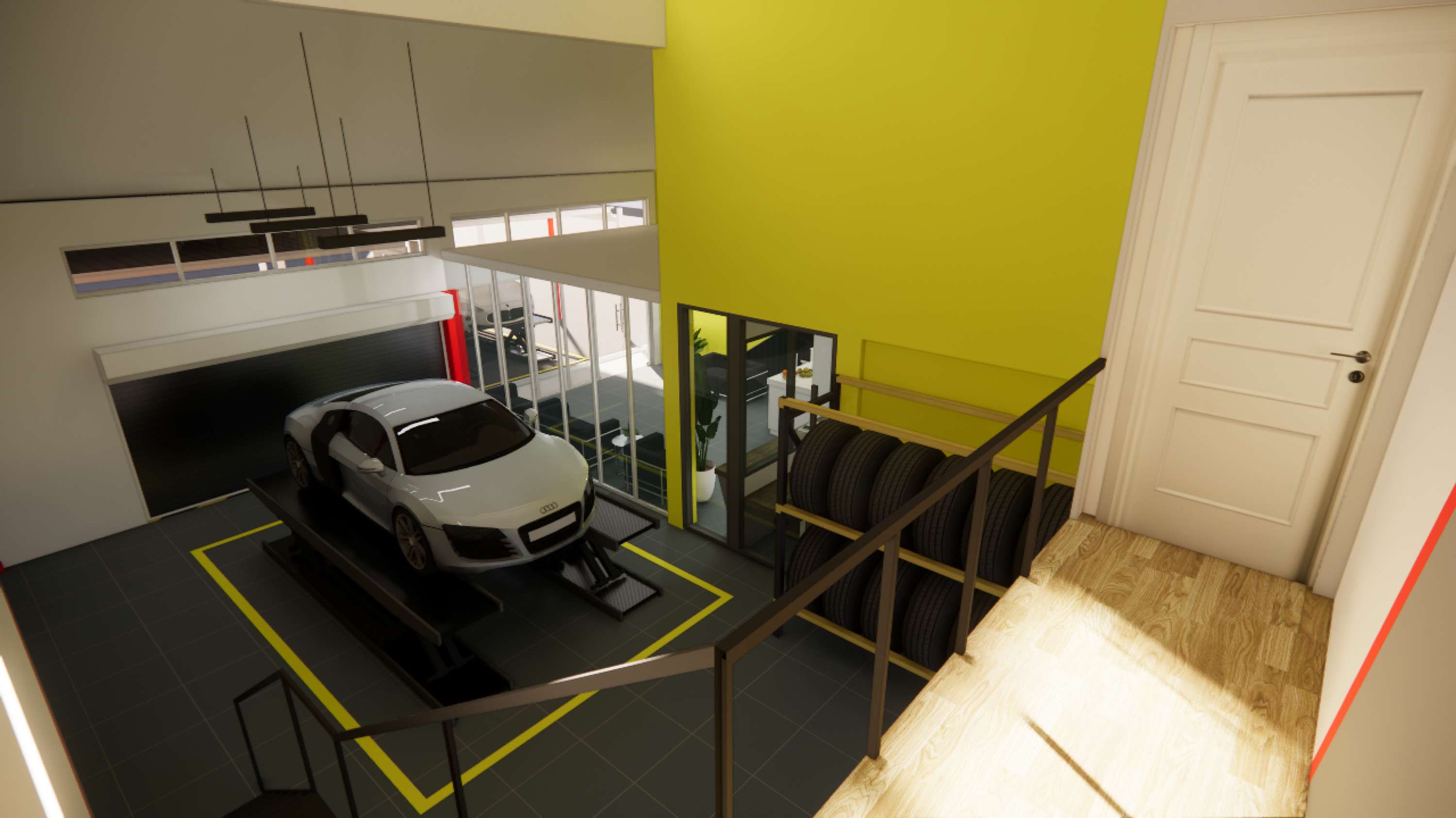 Architecture - TotalEnergies Car workshop by Lutfi Ibrahim