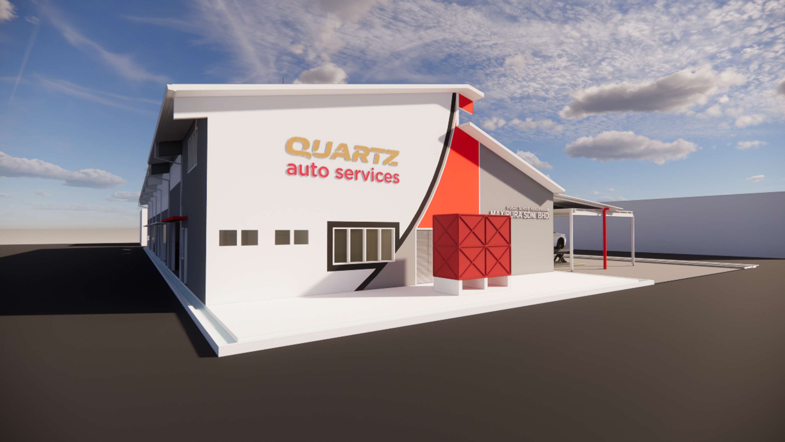 Architecture - TotalEnergies Car workshop by Lutfi Ibrahim