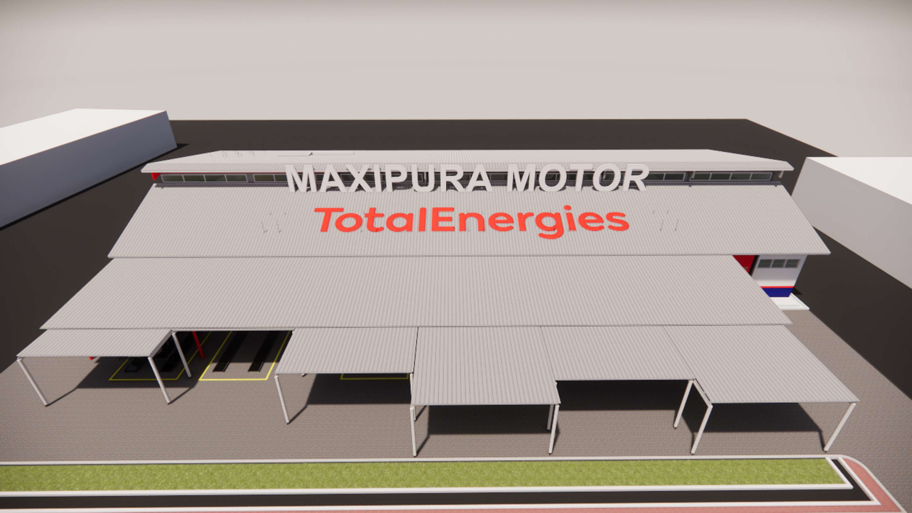 Architecture - TotalEnergies Car workshop by Lutfi Ibrahim