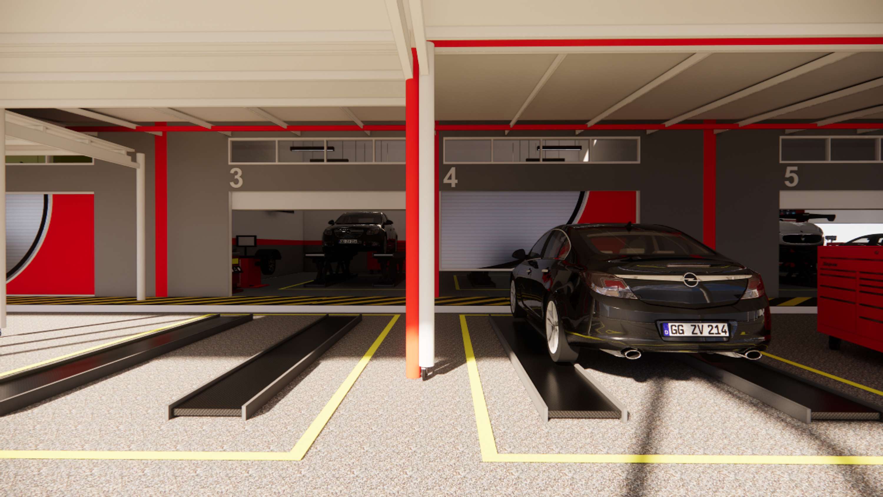 Architecture - TotalEnergies Car workshop by Lutfi Ibrahim