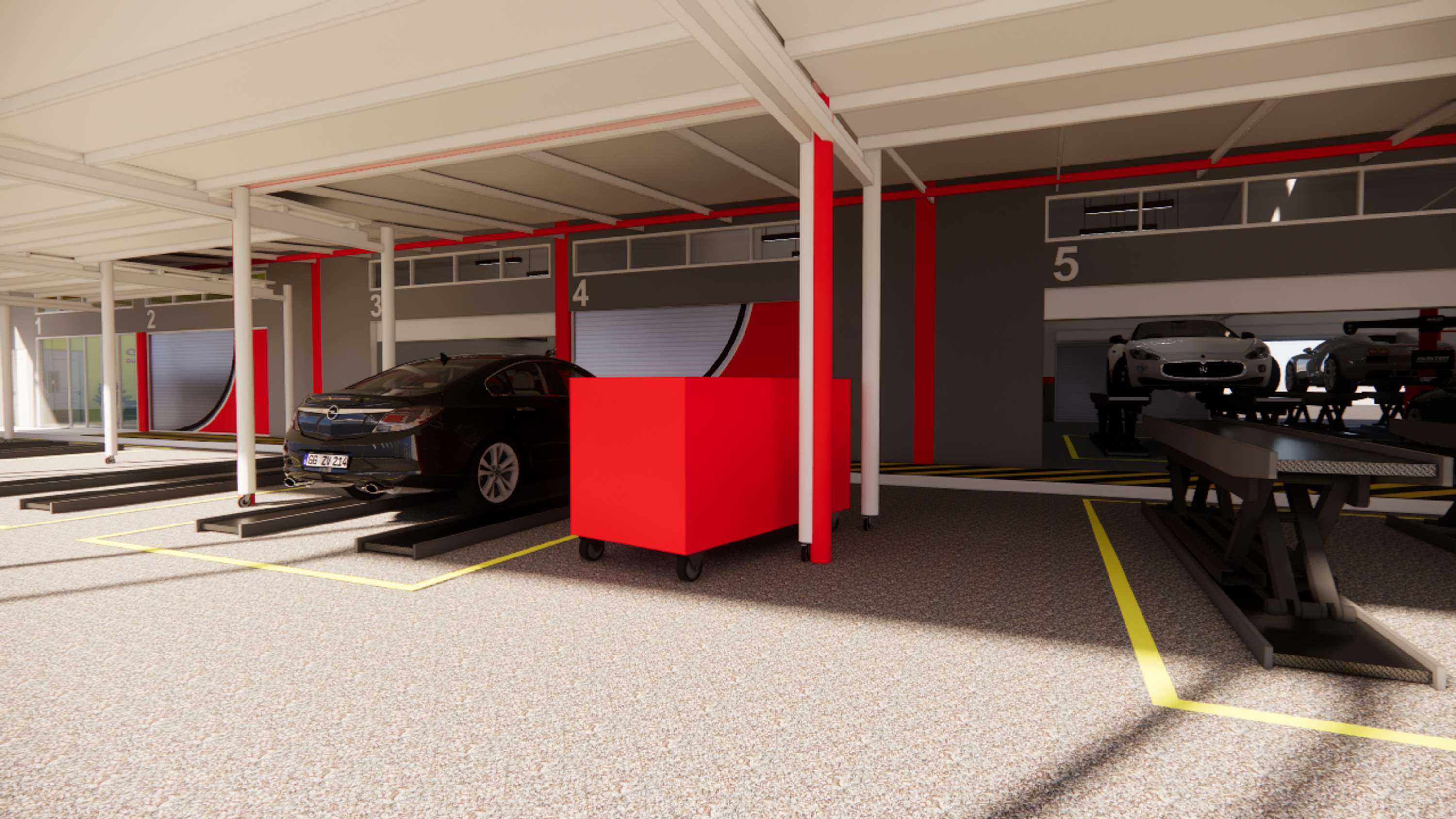 Architecture - TotalEnergies Car workshop by Lutfi Ibrahim