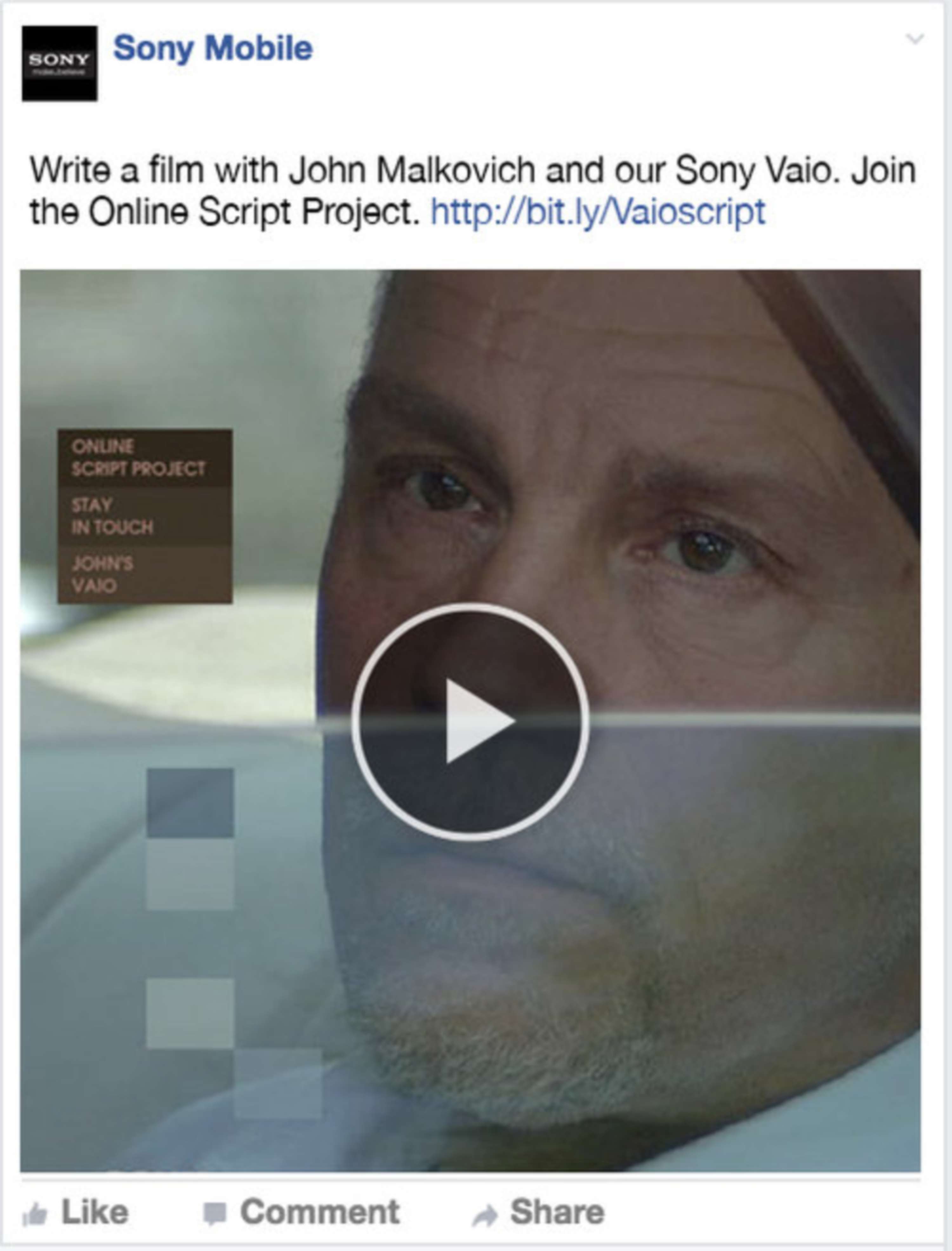 Sony Vaio: The Online Script Project by Fabiana Xavier
