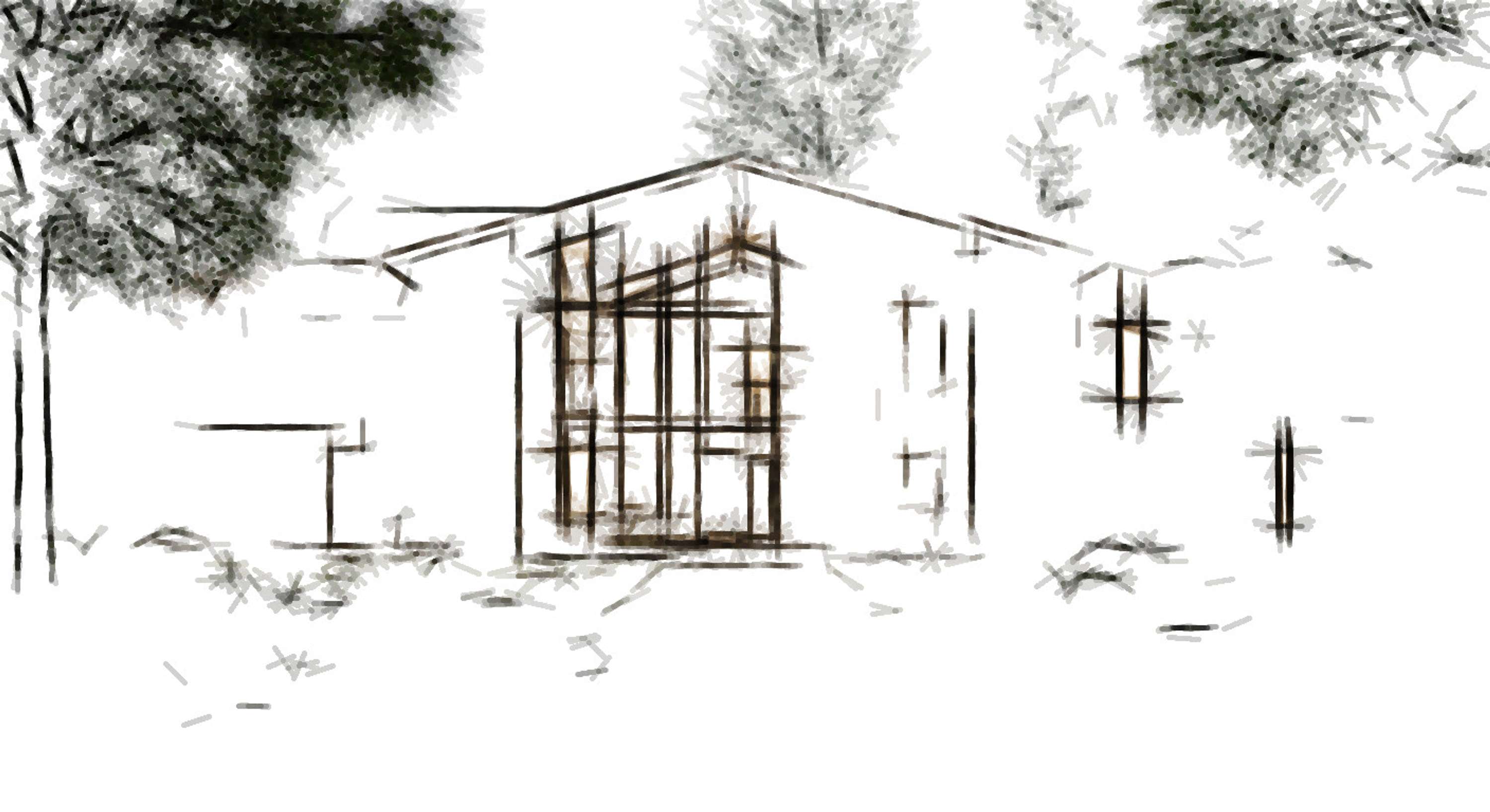 Architectural Sketches and Models - Bozelos by Panagiotis Bozelos