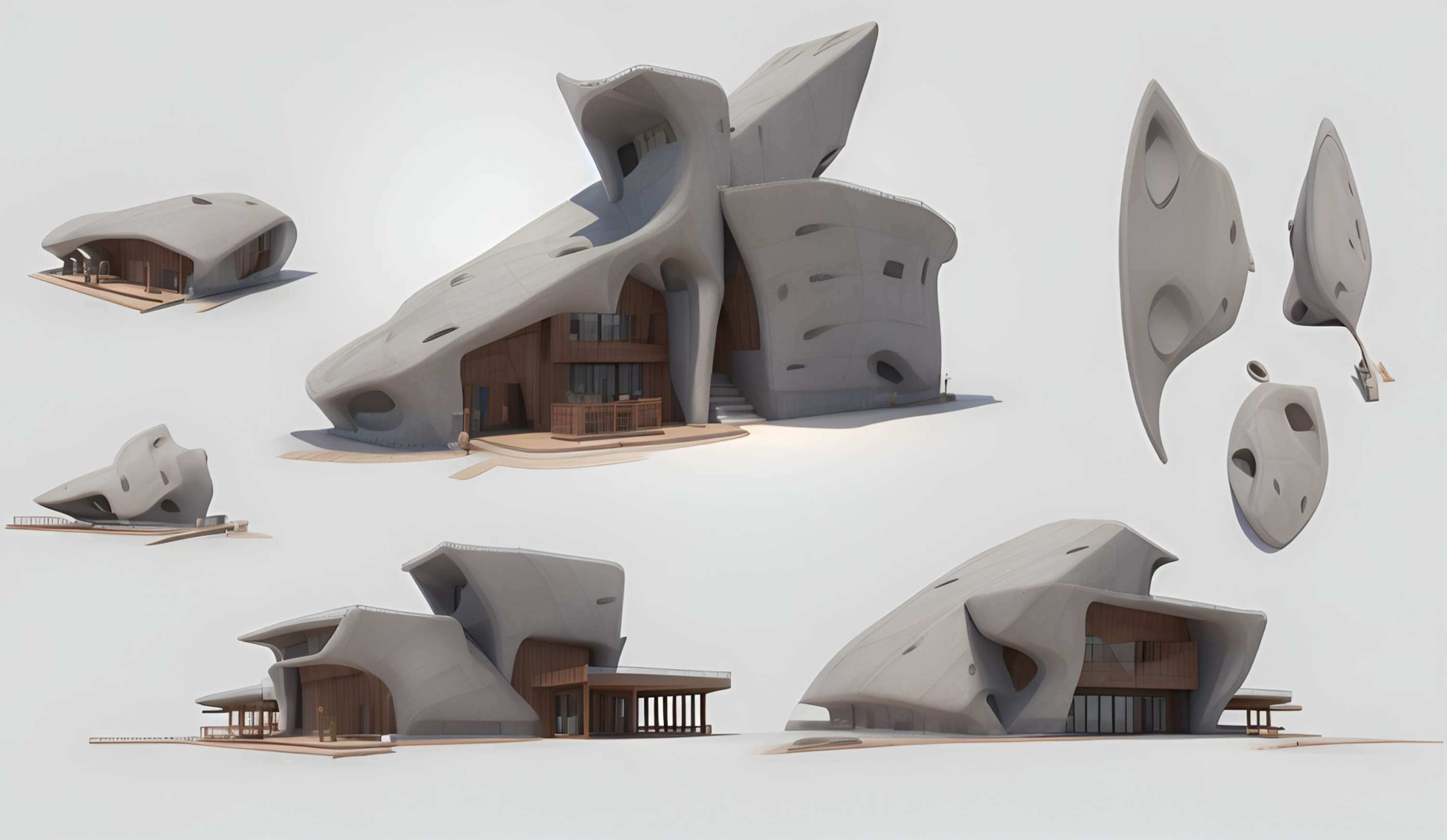 Architectural Sketches and Models - Bozelos by Panagiotis Bozelos