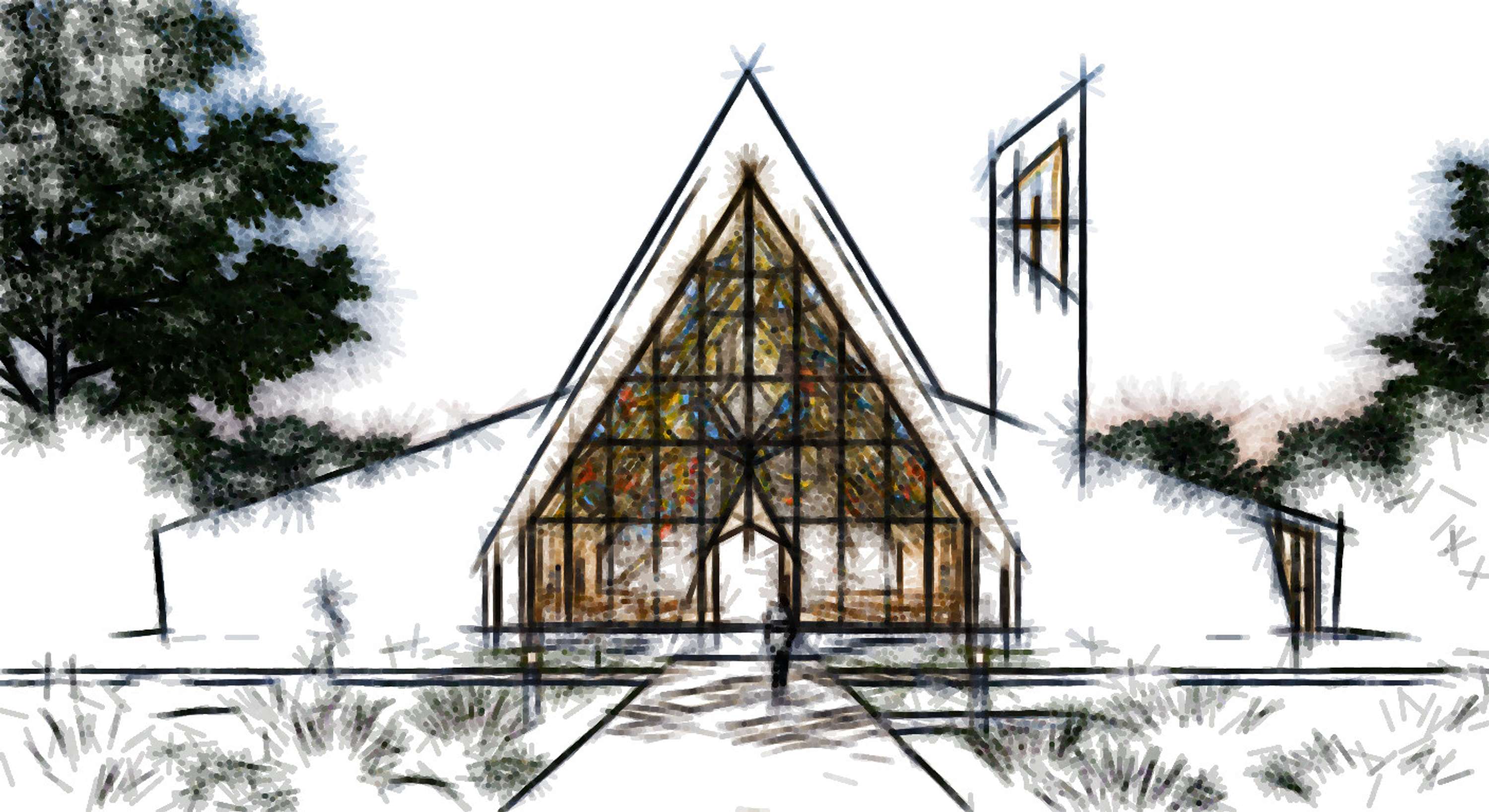 Architectural Sketches and Models - Bozelos by Panagiotis Bozelos
