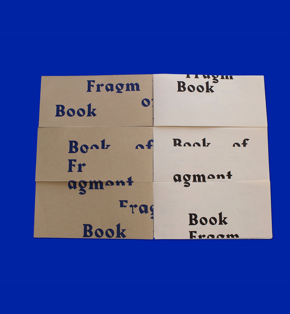 Book of Fragment by Maria Inês Silva