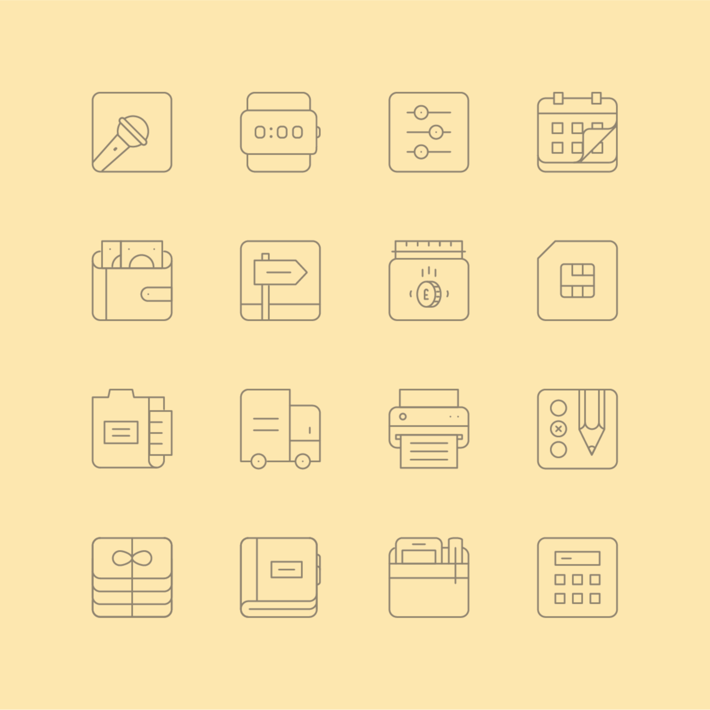 Icon Set by Mundhir Eltahir