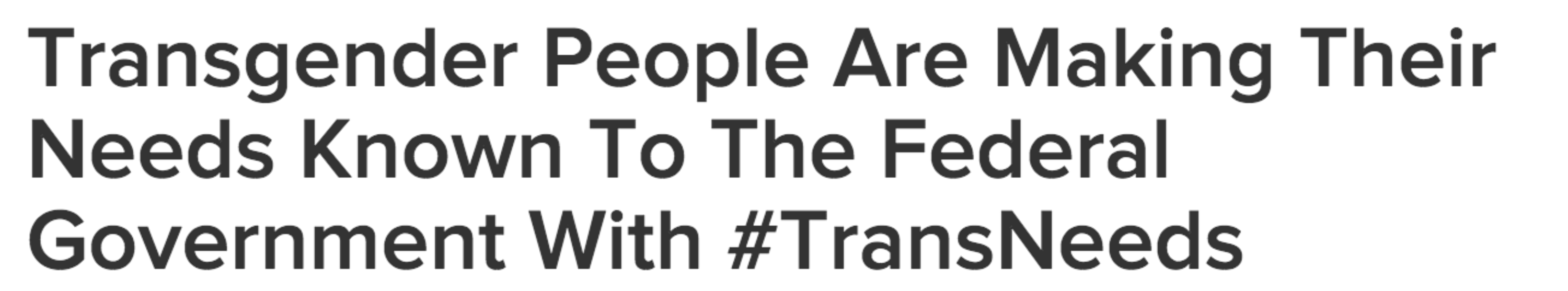 #Transneeds by Ina Fried
