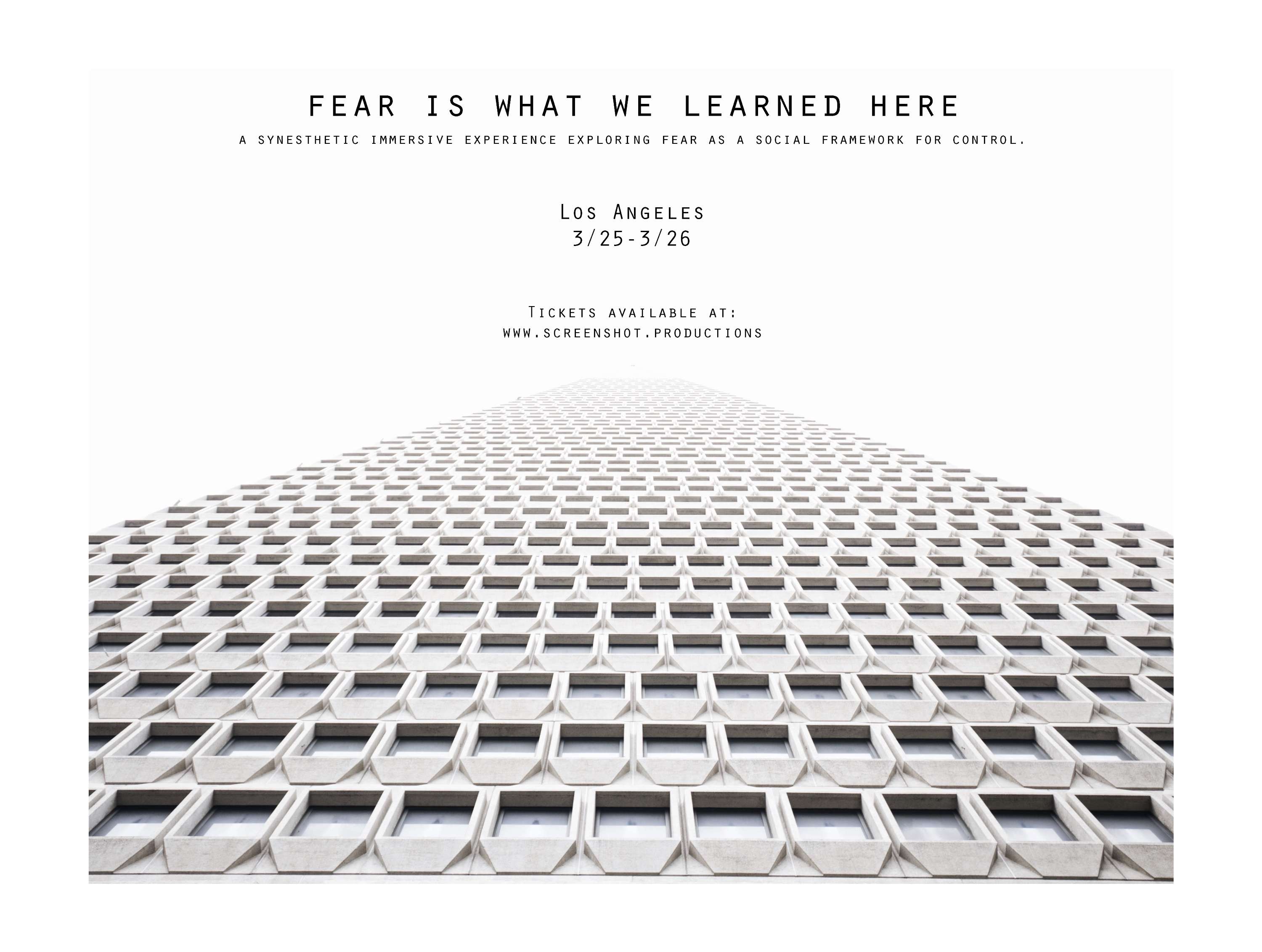 Fear Is What We Learned Here by Nicholas David Sherwin Jr.