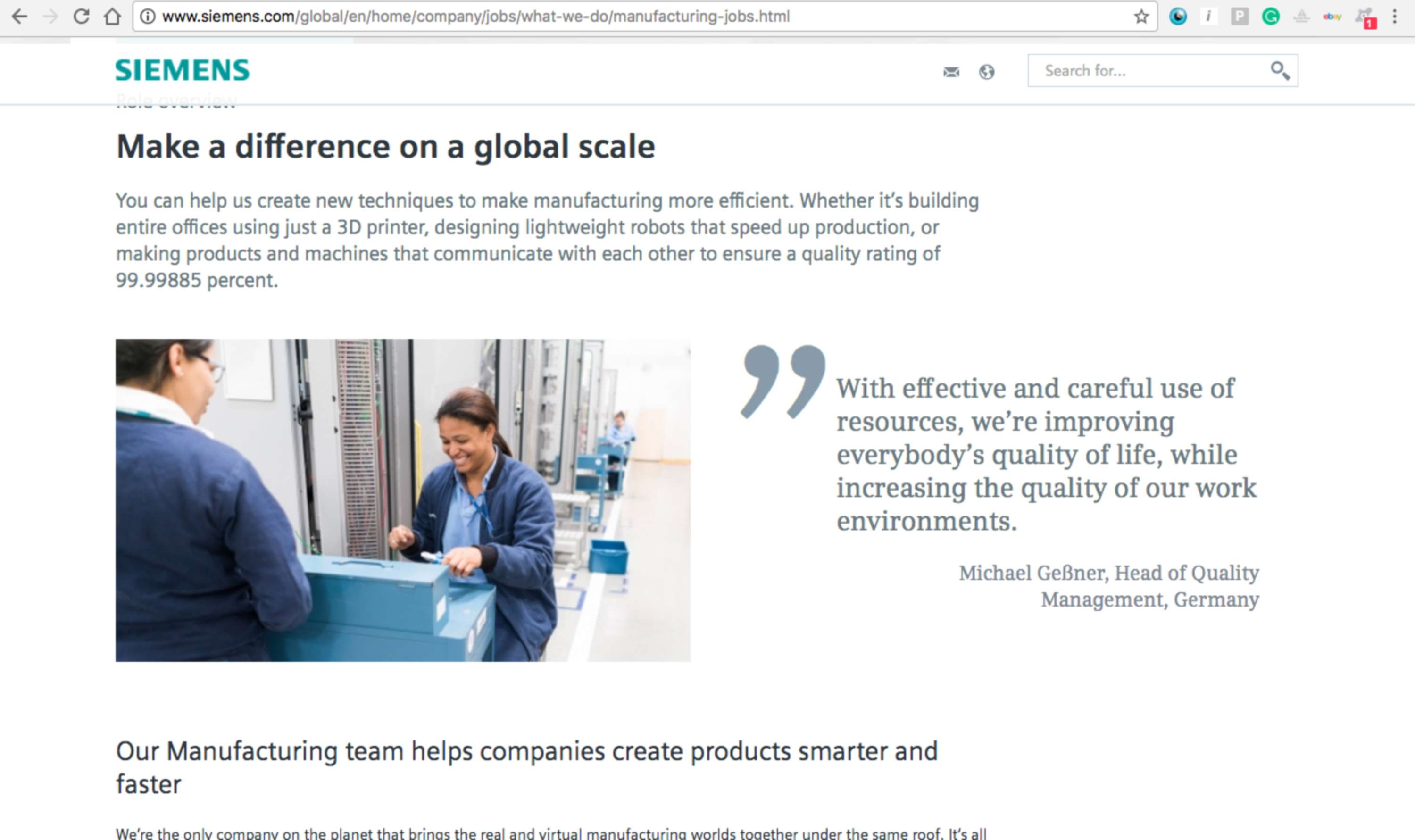 R/GA internship - Siemens by Chay Sells