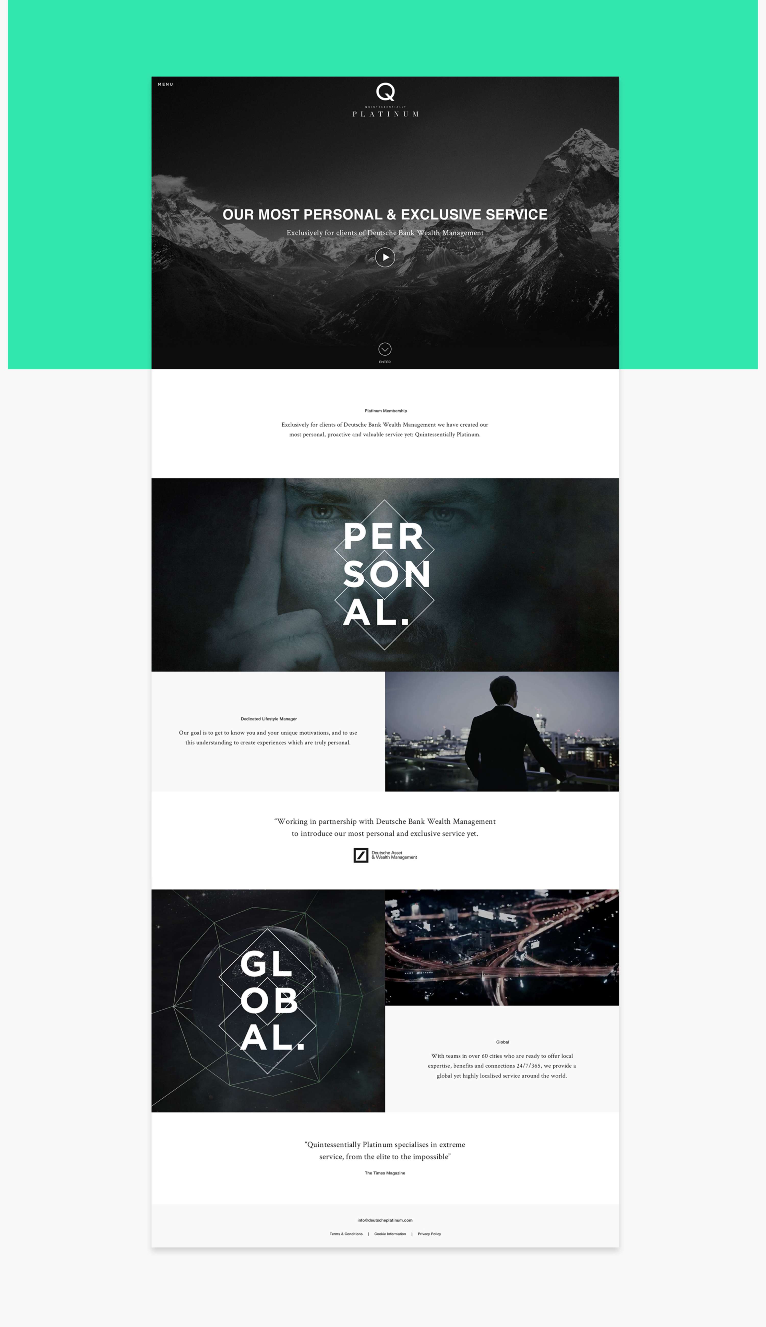 Website: Deutsche Asset Management by Jamie Fox