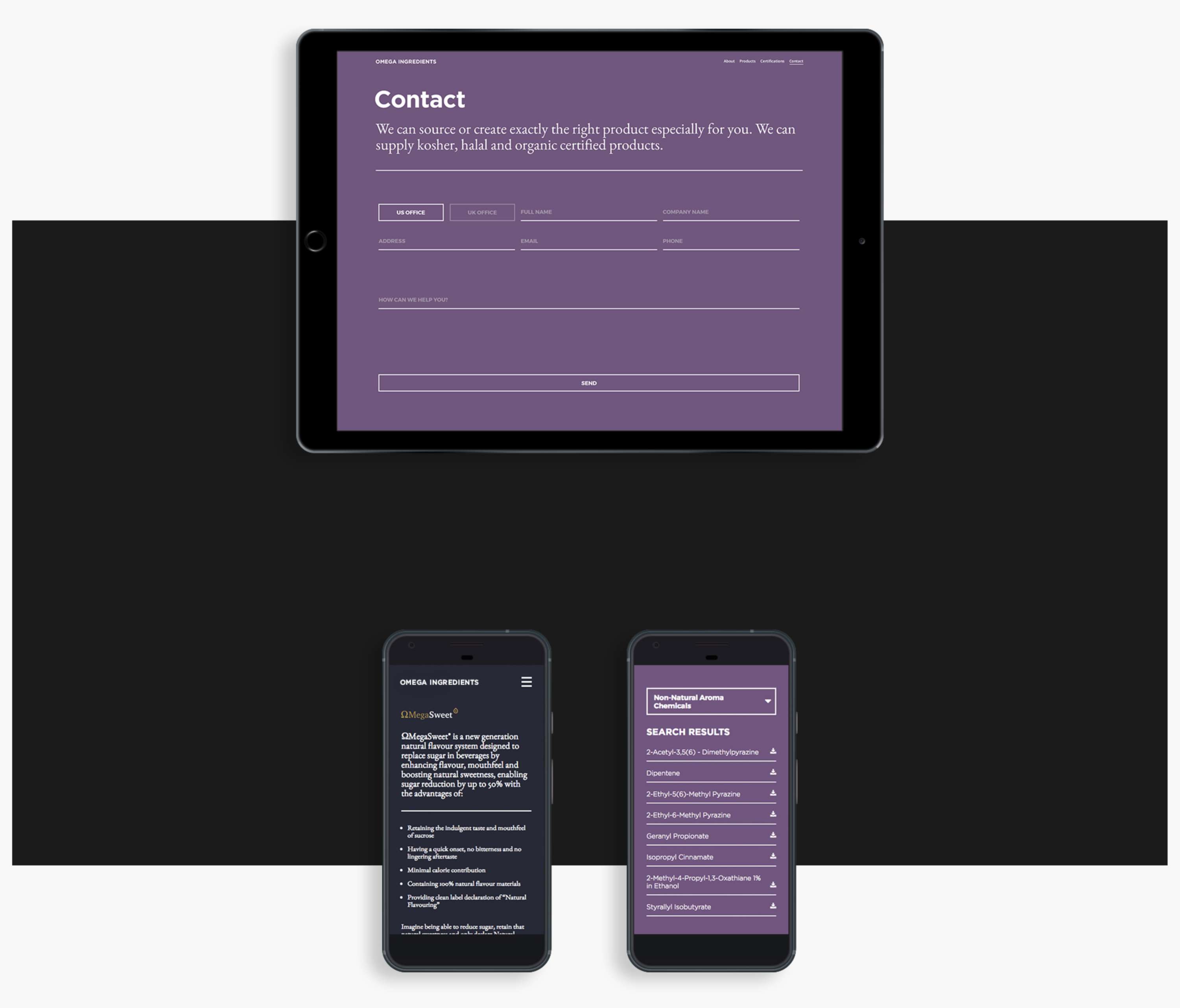 Website: Omega Ingredients by Jamie Fox