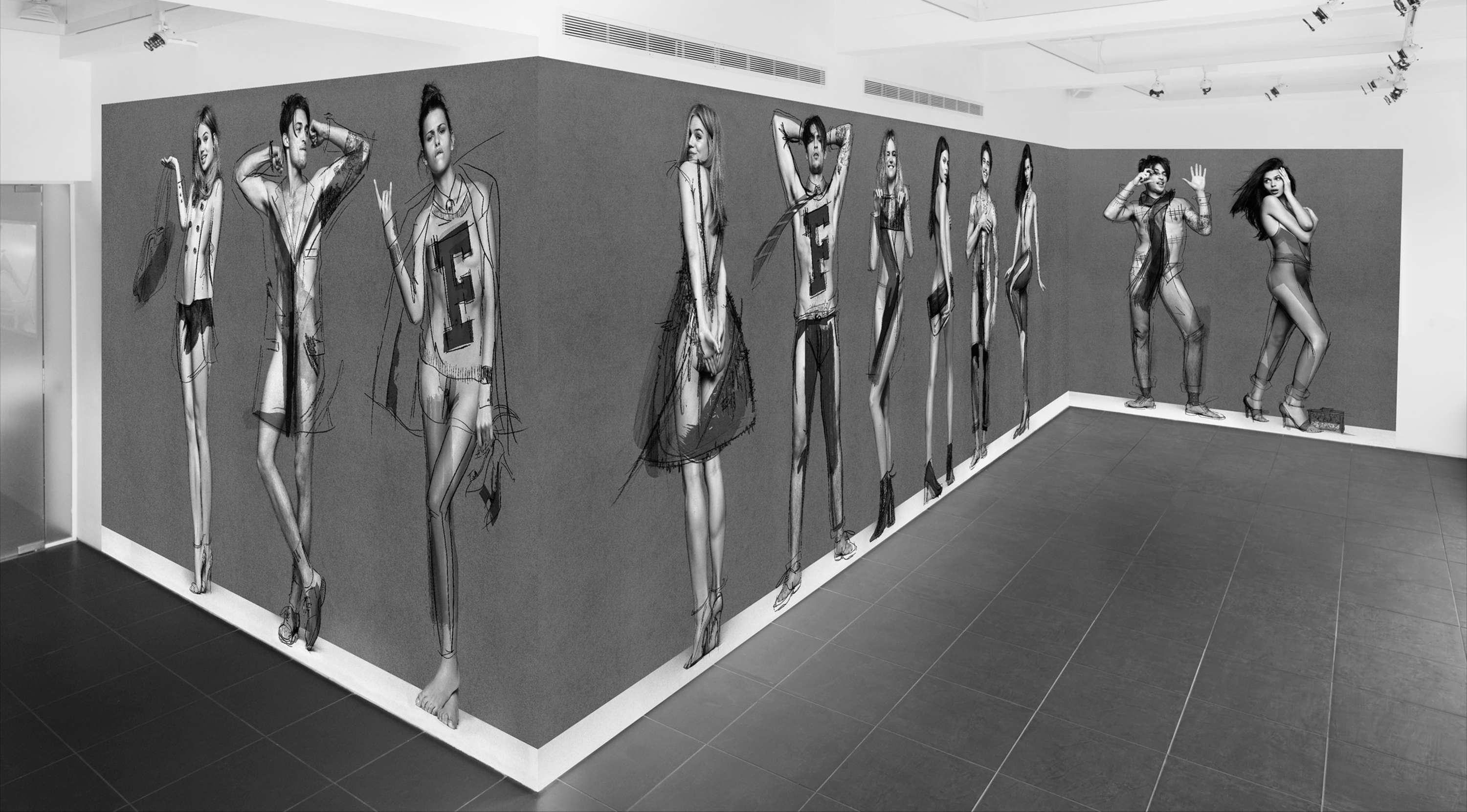 From Sketch to Score- French Connection AW 13 by Vicky Lawton