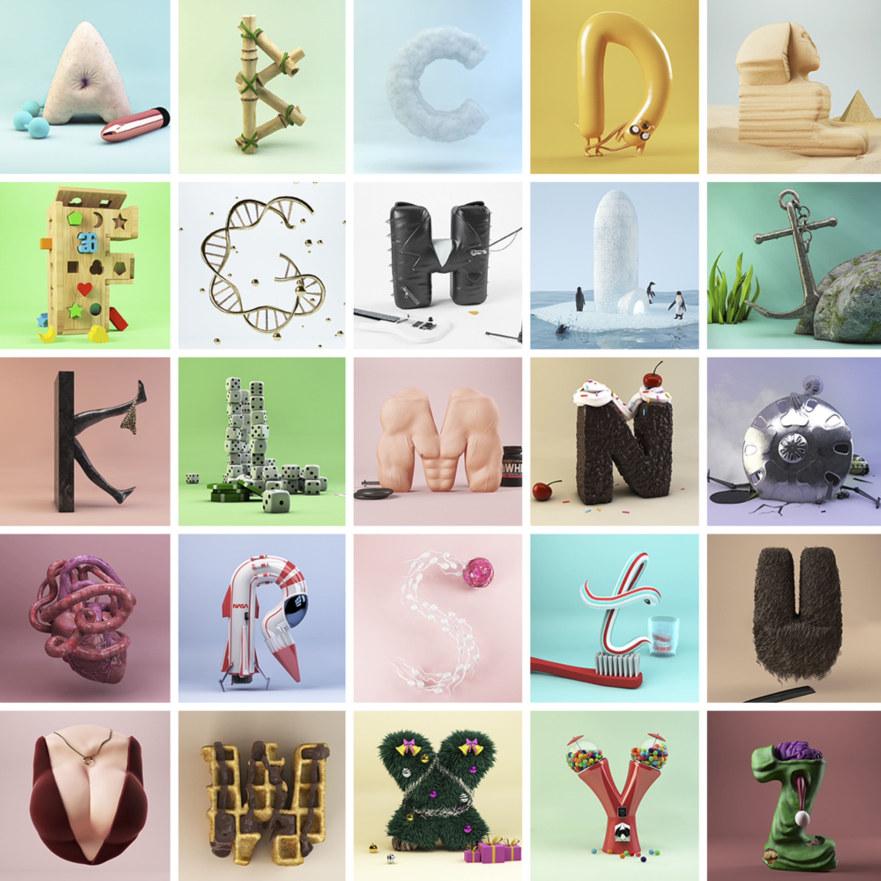 Z-Alphabet by Cess tm