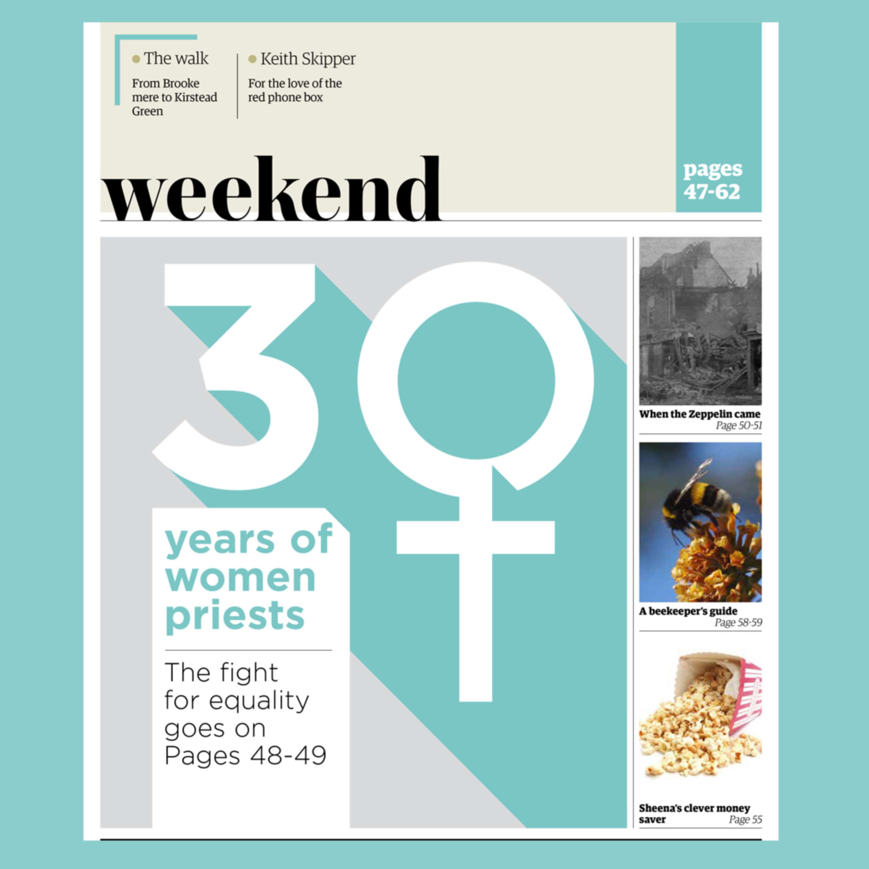 Eastern Daily Press - Feature Pages by Jamie Bolton