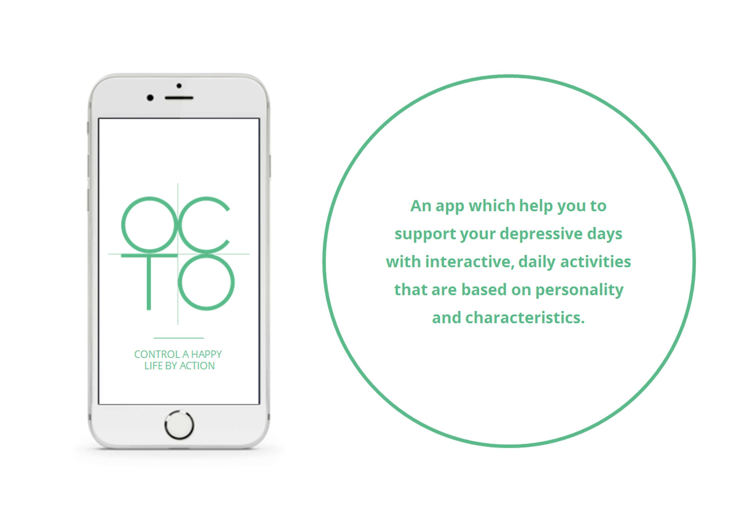OCTO - Healthcare app for depression, not against depression by Pim Minderman