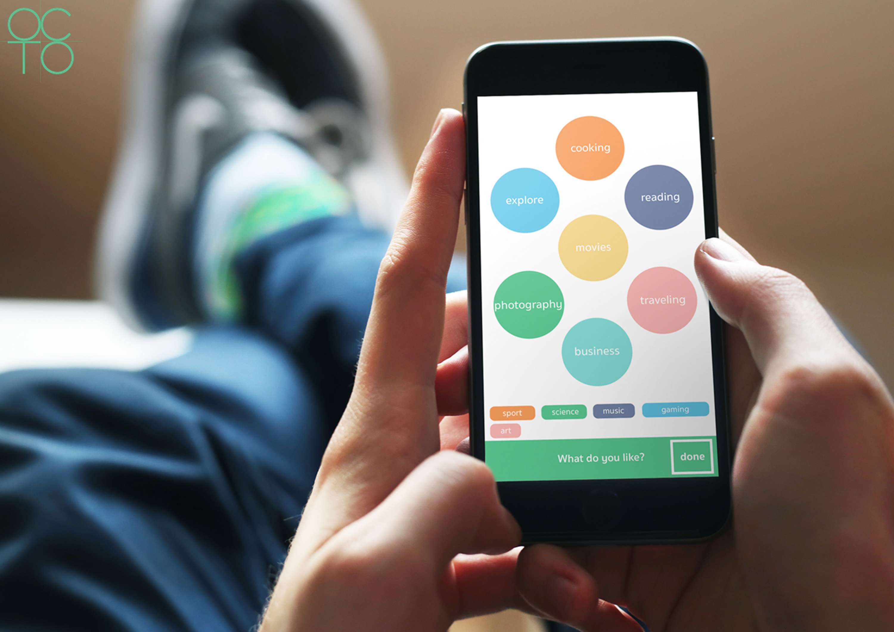 OCTO - Healthcare app for depression, not against depression by Pim Minderman