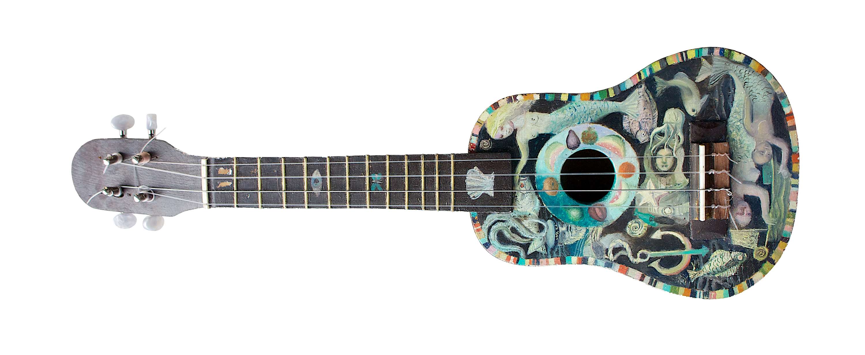 Art on a Ukulele by Art on a Postcard