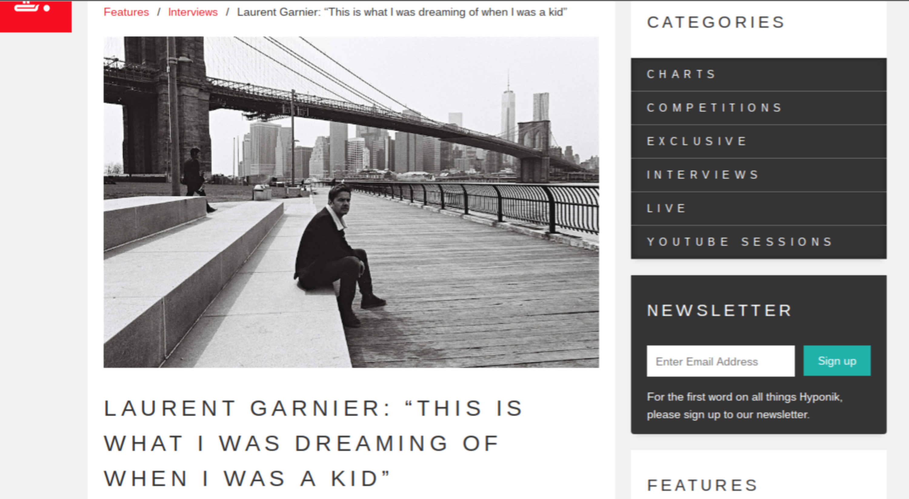 Trading Words With Laurent Garnier by Samuel Asquith