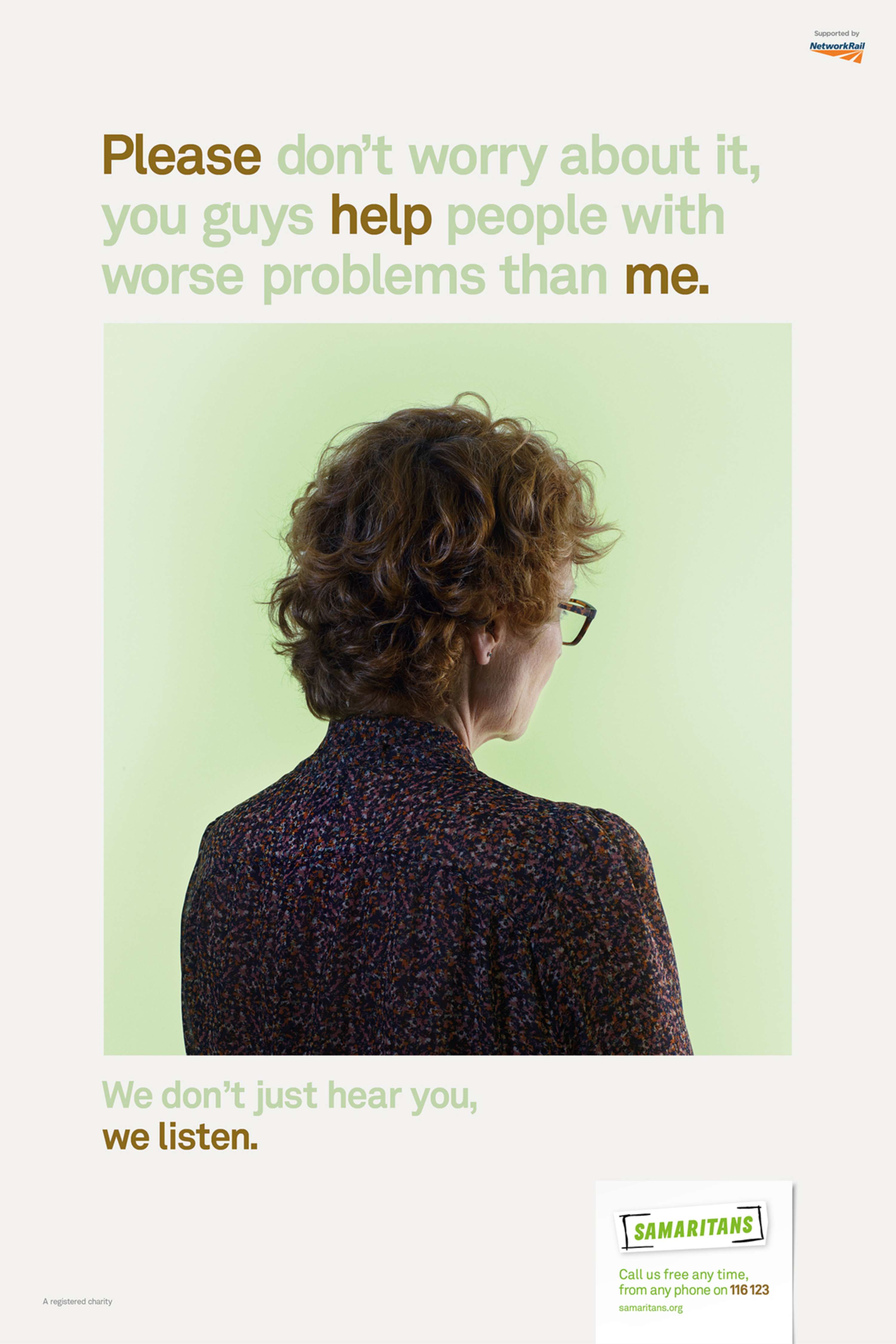 Samaritans - We Listen by MullenLowe Group UK