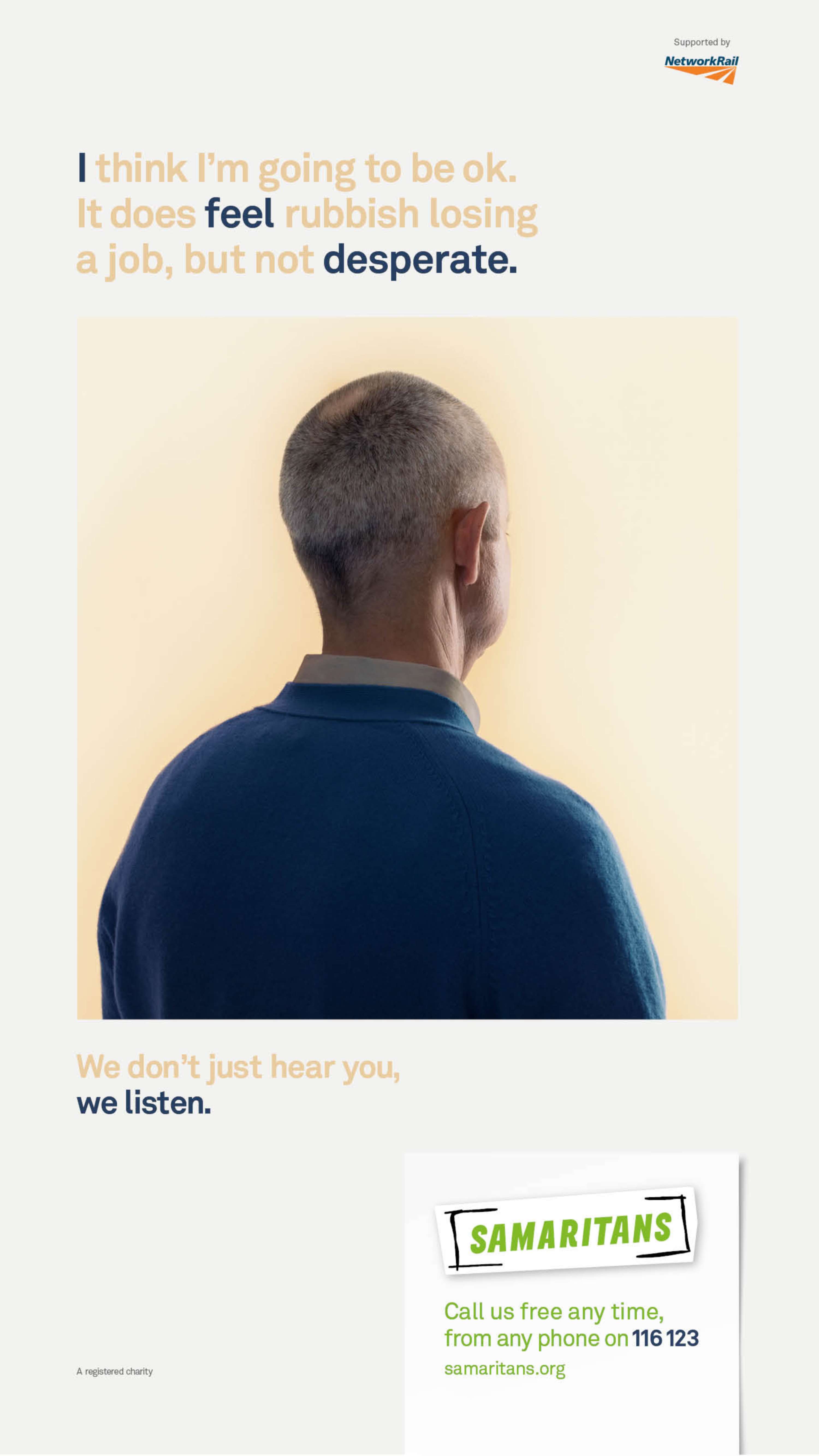 Samaritans - We Listen by MullenLowe Group UK