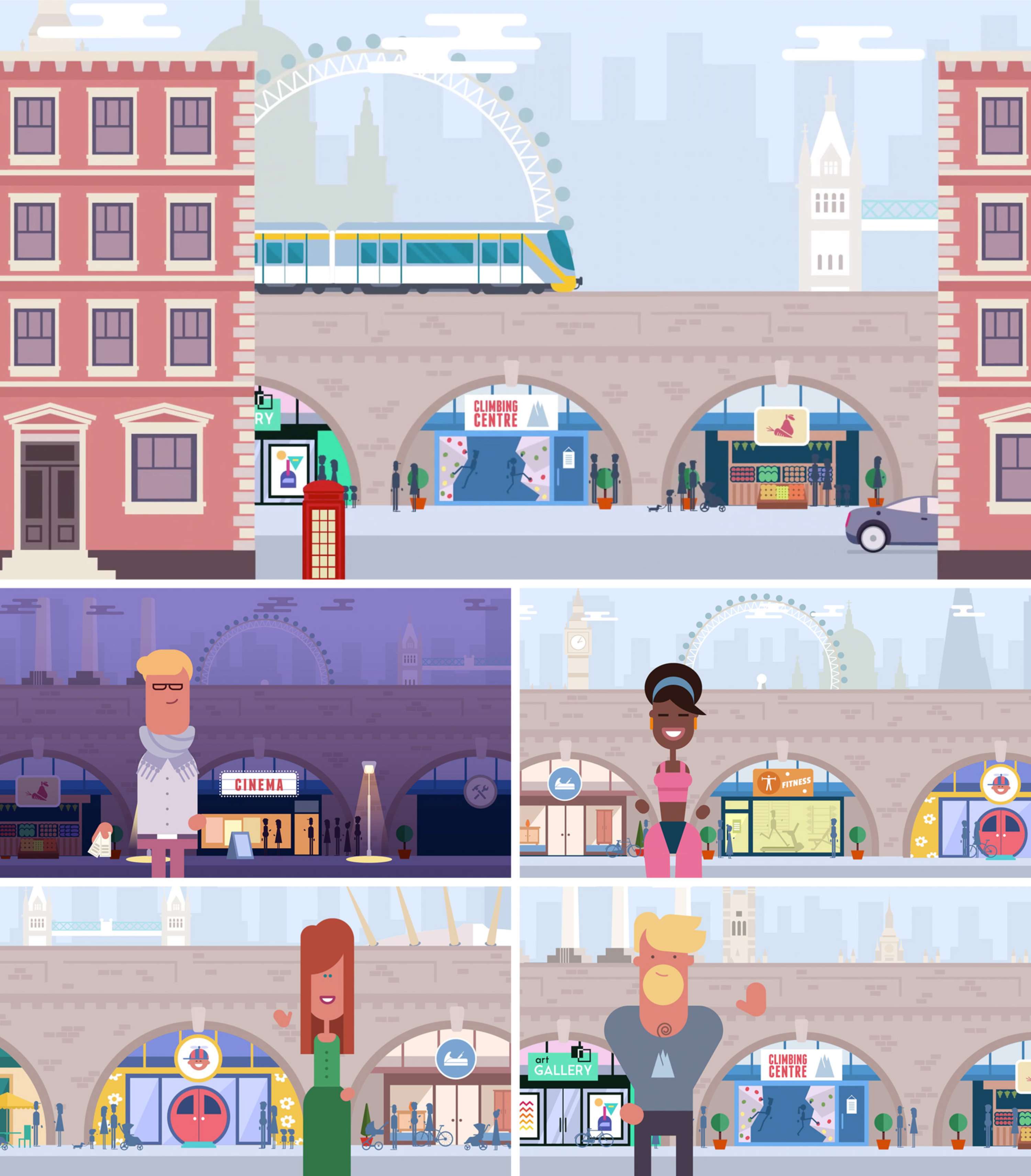 Network Rail - Gina And The Arches by Clinic