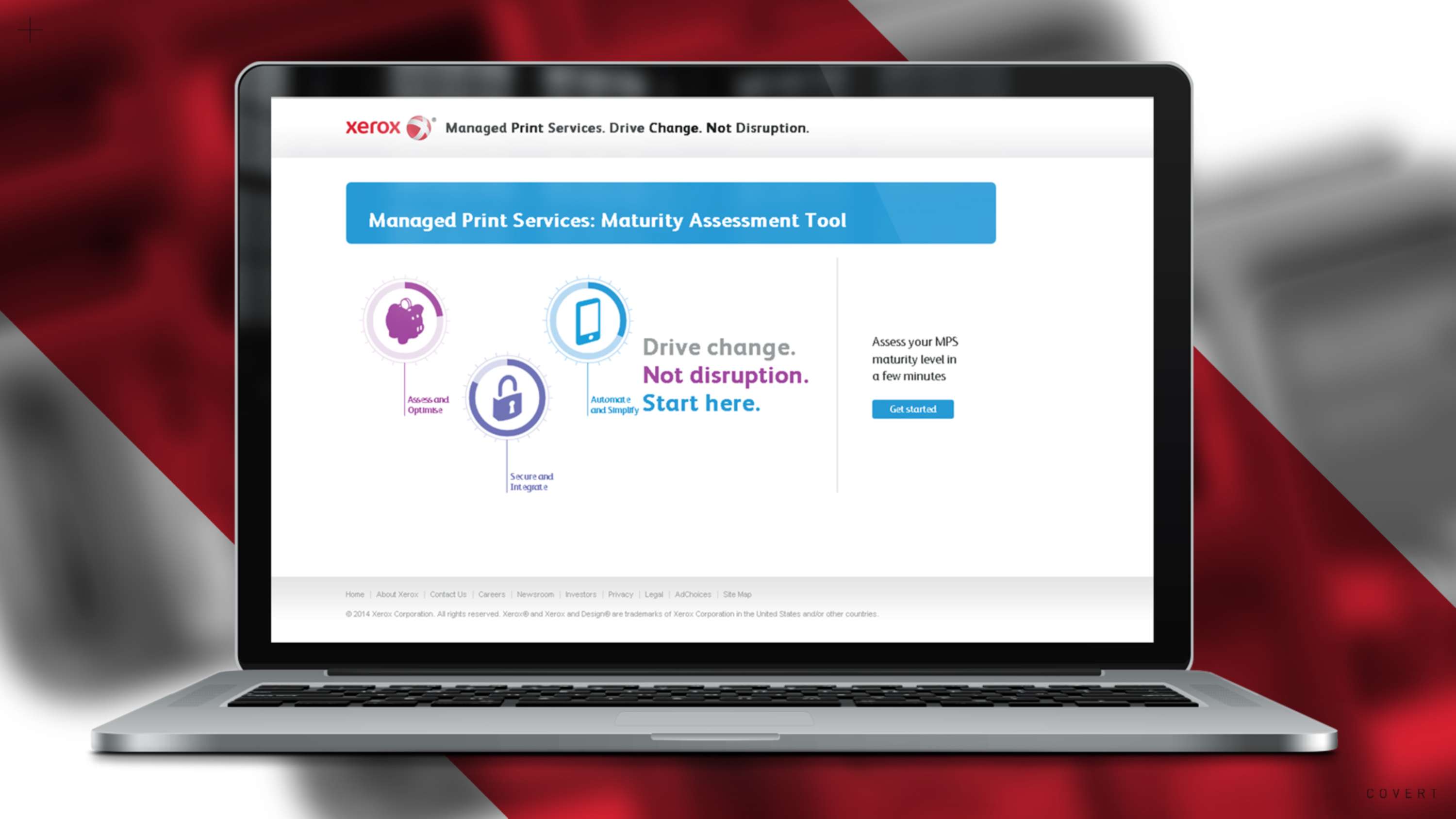 Xerox CPS Microsite Activation Portal by We Are Covert