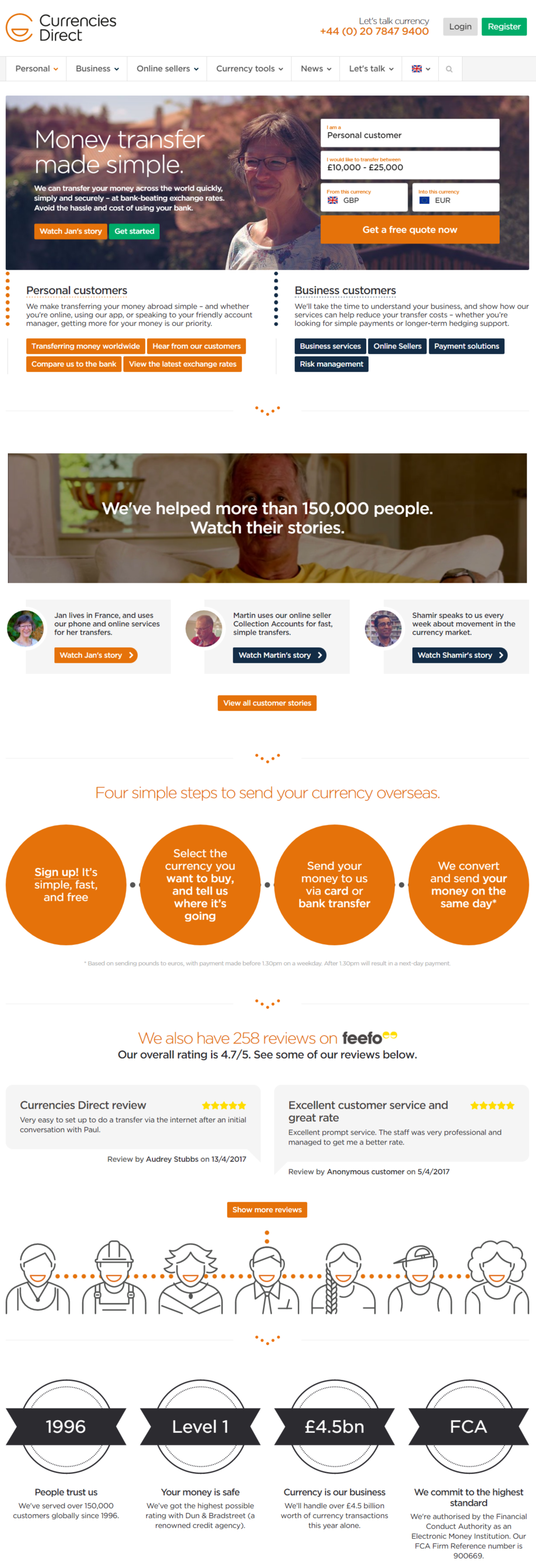 Currencies Direct Web Copy by James Walters