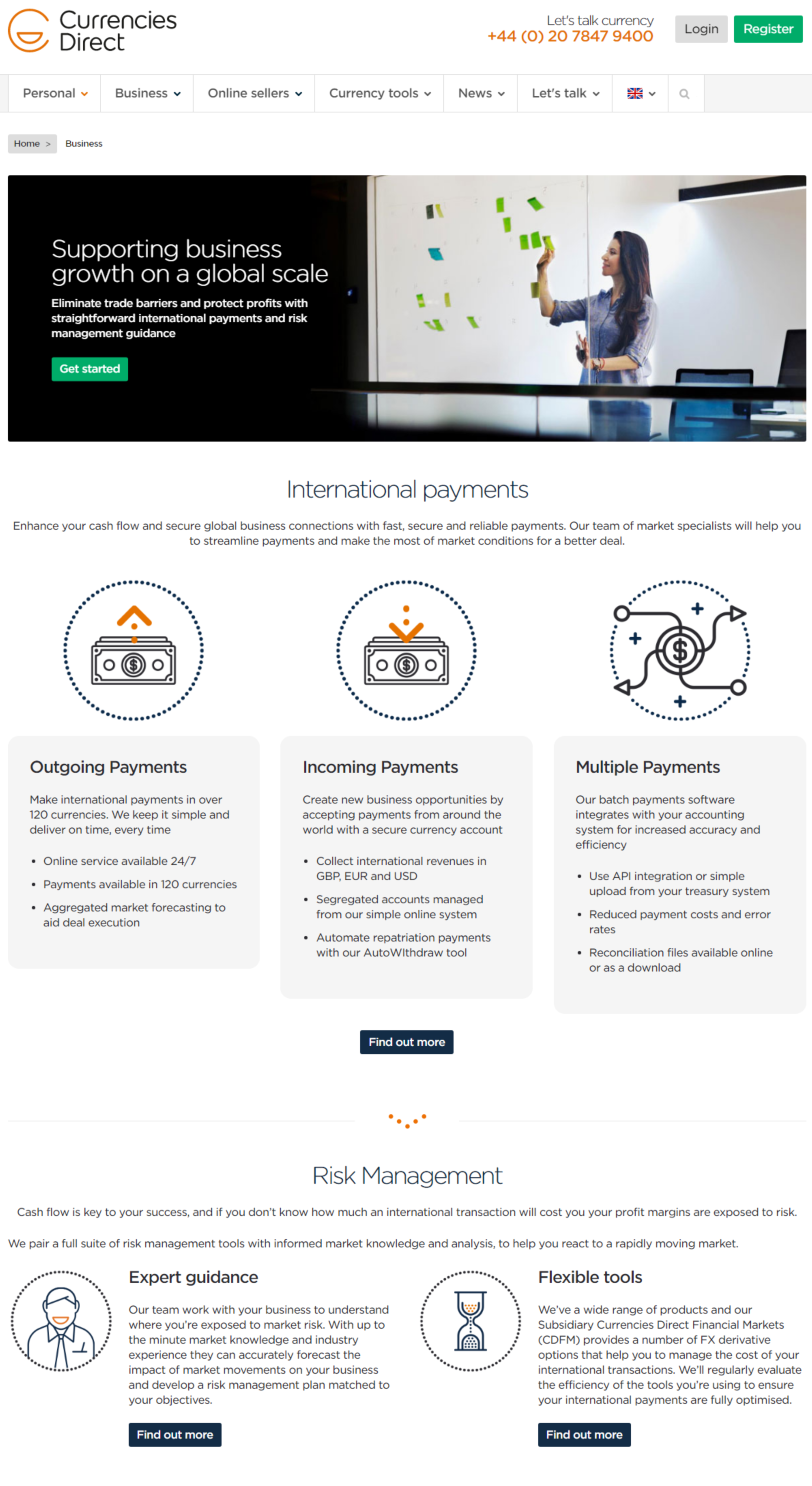 Currencies Direct Web Copy by James Walters
