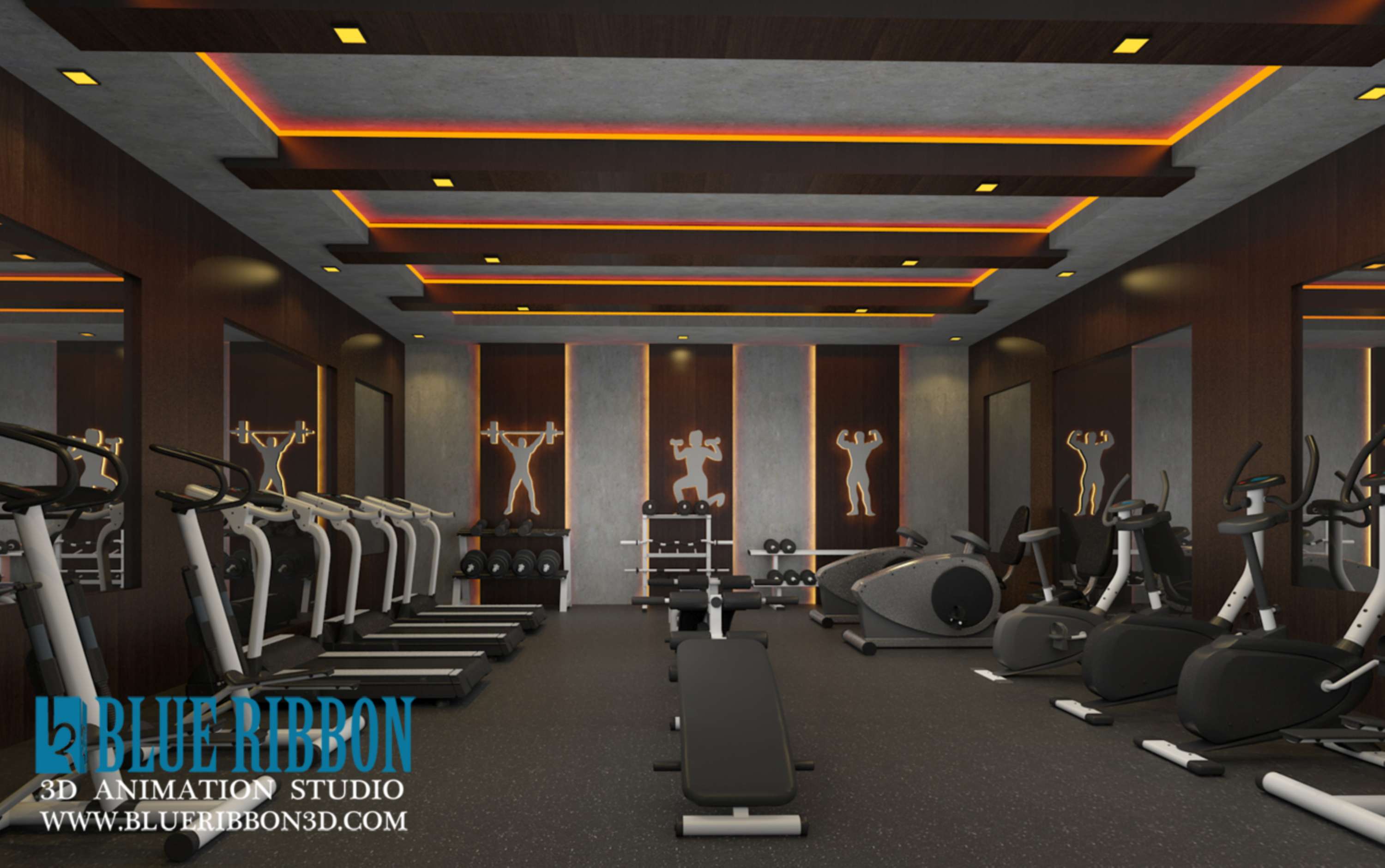 3d Interior rendering by Blueribbon animation studio
